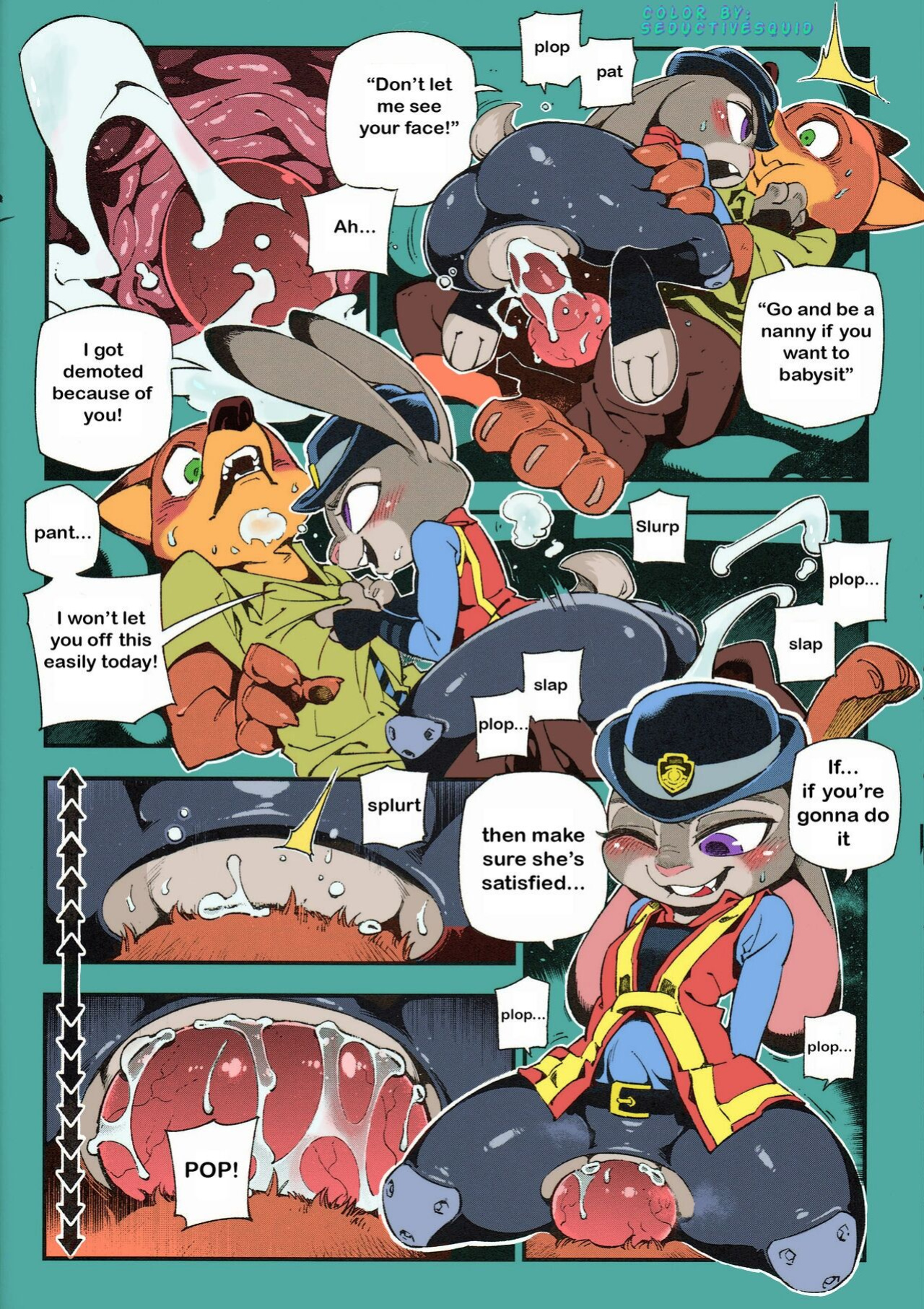 [Bear Hand] What Does The Fox Say? Colored by SeductiveSquid