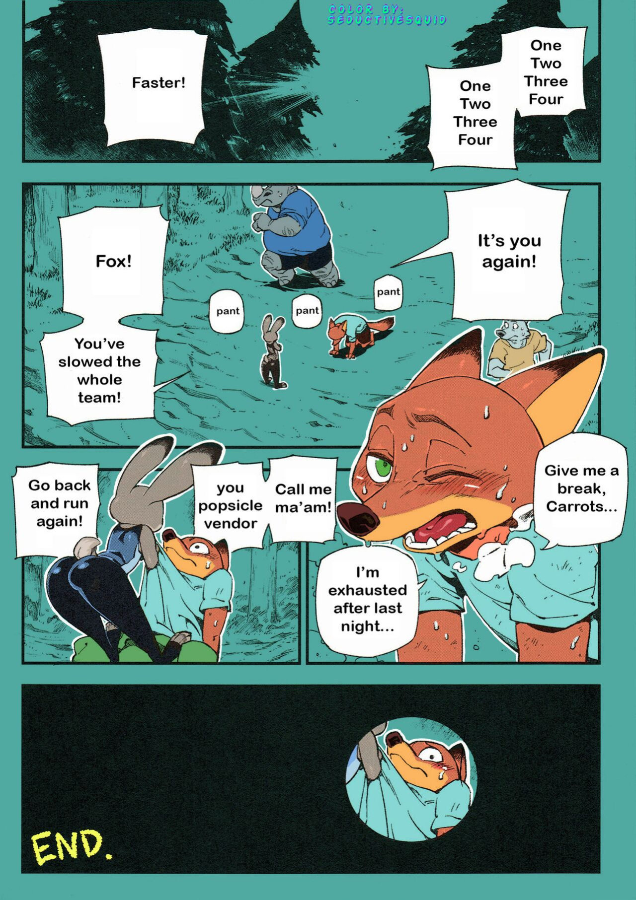 [Bear Hand] What Does The Fox Say? Colored by SeductiveSquid