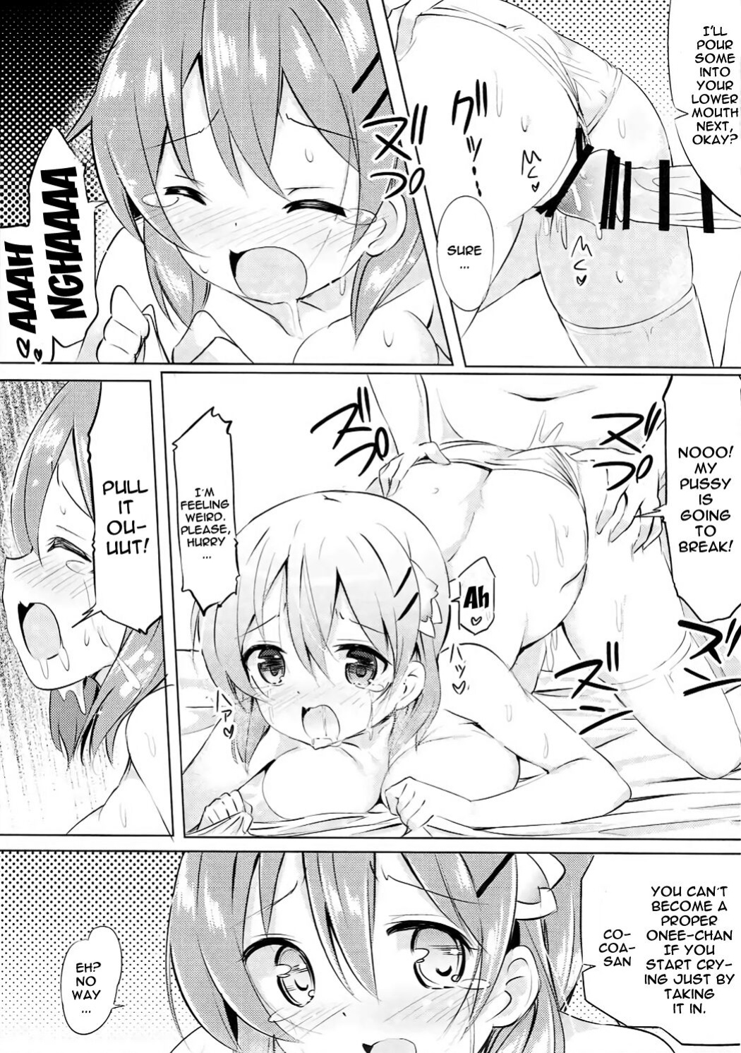 (C91) [0000 (Akito.)] Kokoa Onee-chan to Otonari no Seki | Kokoa Onee-chan Is In The Seat Next To Me (Gochuumon wa Usagi desu ka?)