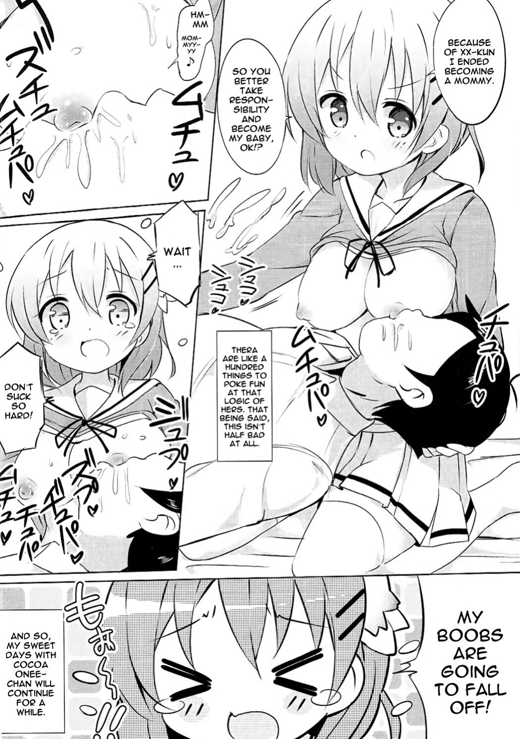 (C91) [0000 (Akito.)] Kokoa Onee-chan to Otonari no Seki | Kokoa Onee-chan Is In The Seat Next To Me (Gochuumon wa Usagi desu ka?)
