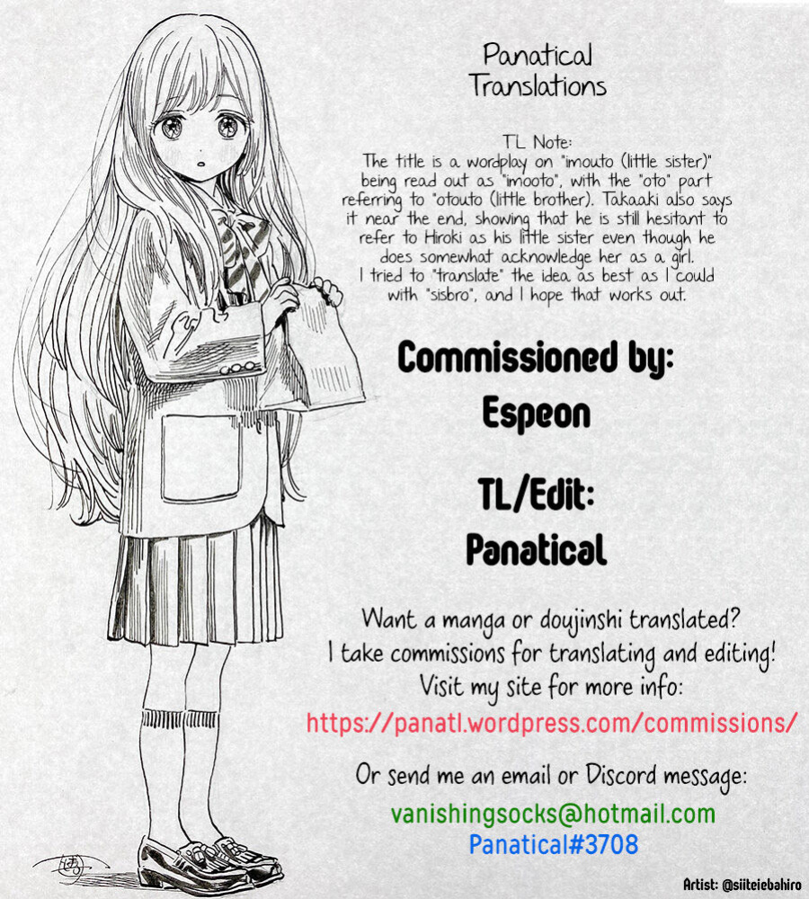 [Yoshida Gorou Shoukai (Yoshida Gorou)] Ore no Imo Oto | My Little Sisbro [Panatical]