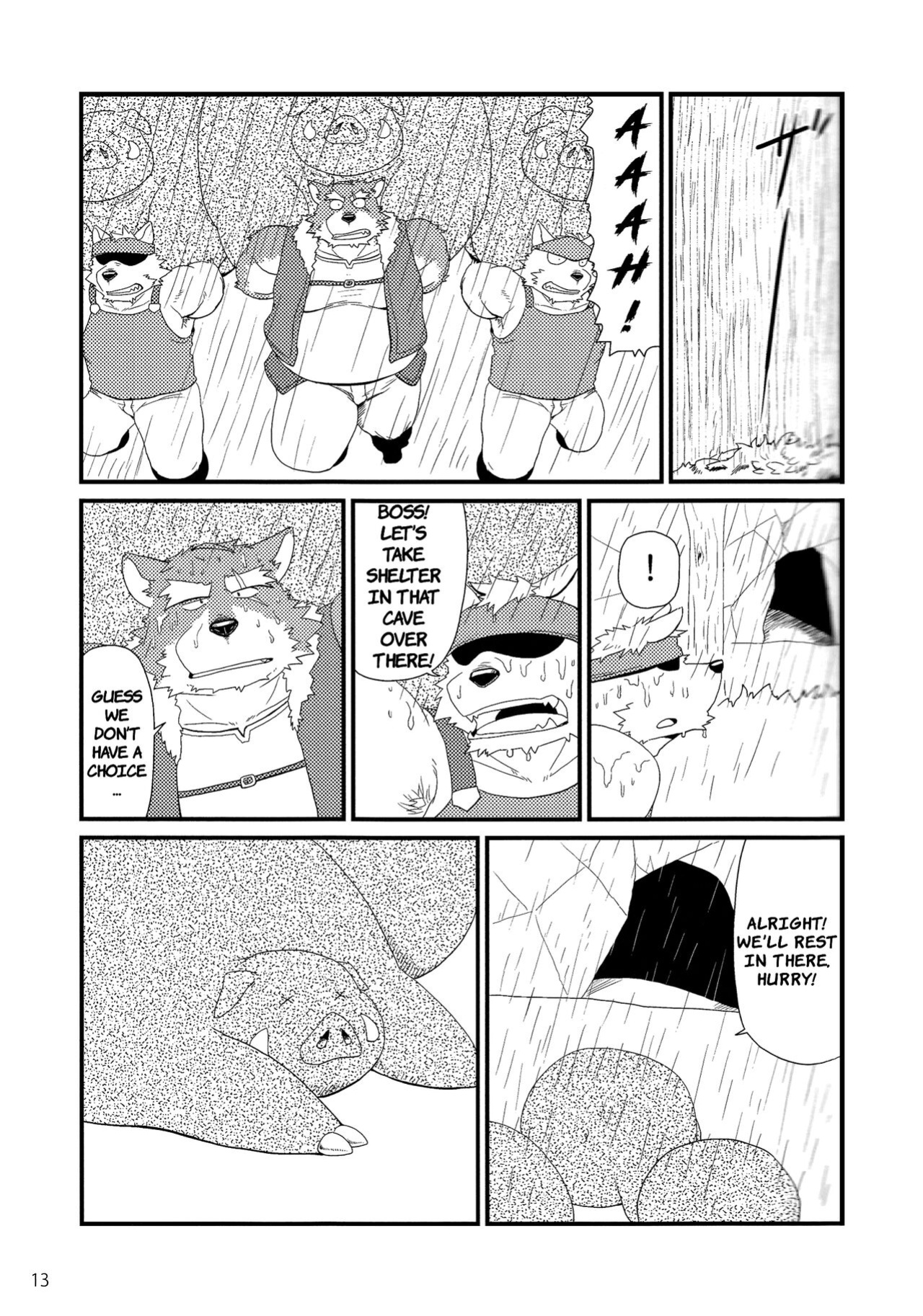 (Shinshun Kemoket) [KAKUNI (Iwano)] Oyabun to Himitsu no Irai | Boss and The Secret Request {Rhyhorn}