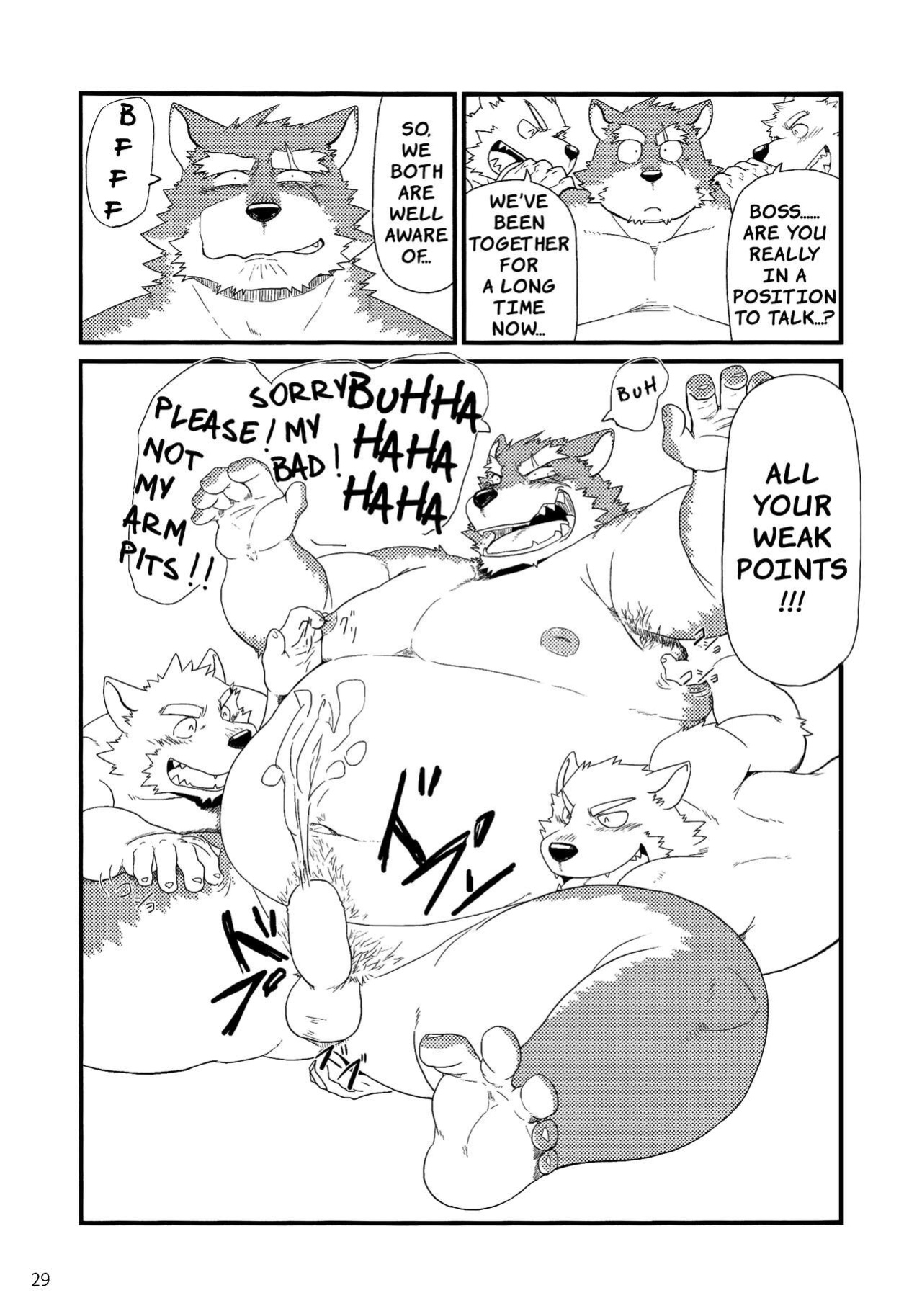 (Shinshun Kemoket) [KAKUNI (Iwano)] Oyabun to Himitsu no Irai | Boss and The Secret Request {Rhyhorn}
