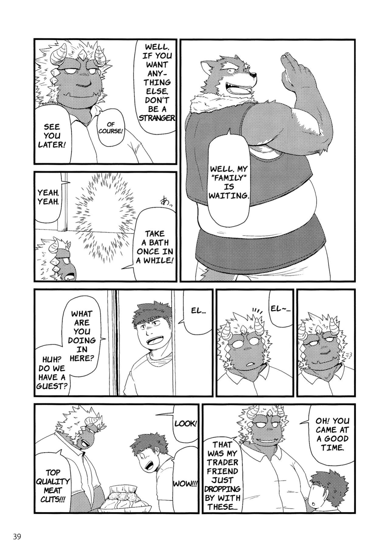 (Shinshun Kemoket) [KAKUNI (Iwano)] Oyabun to Himitsu no Irai | Boss and The Secret Request {Rhyhorn}