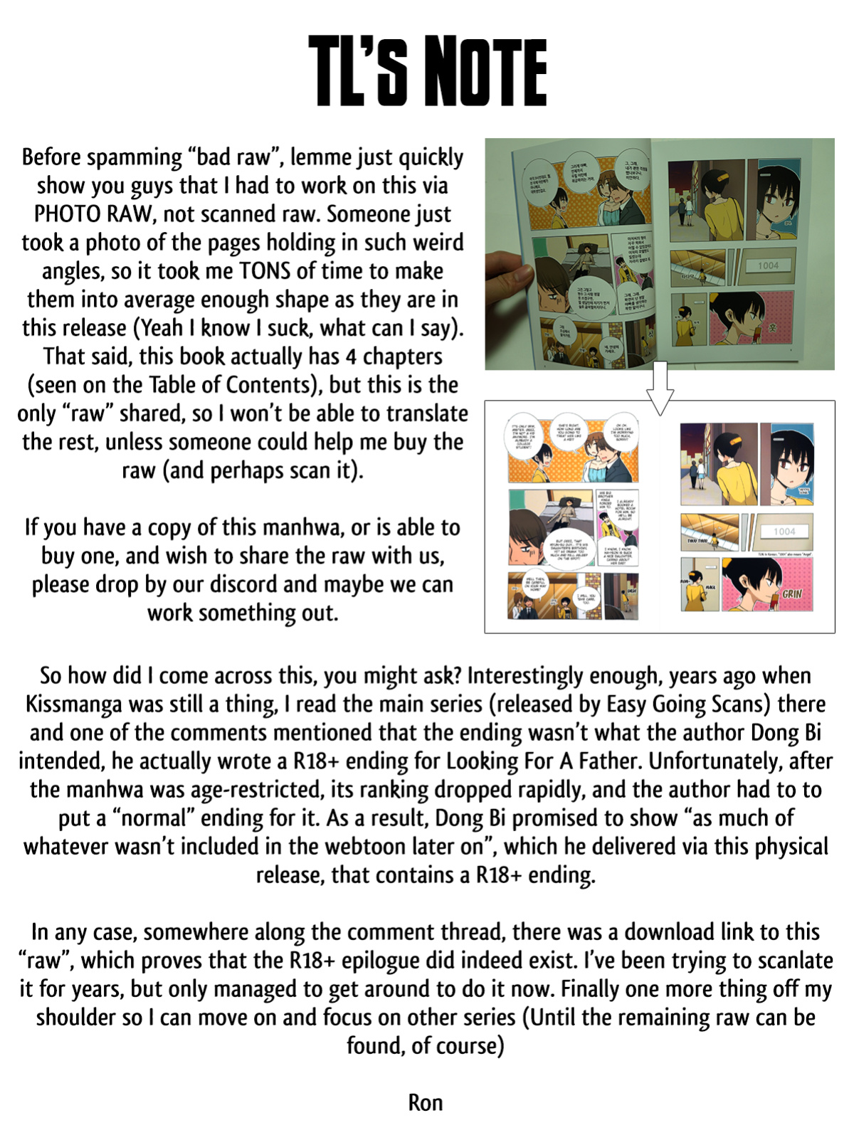 [Dong Bi] Looking For A Father After Story [TOOR Scans]