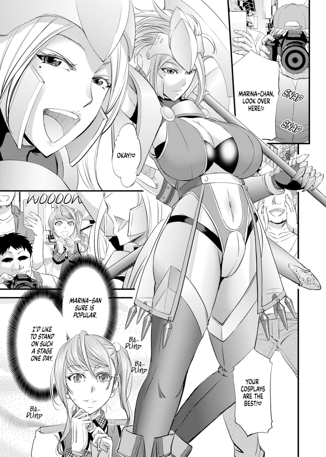 [Monji Koubou (Kikuichi Monji)] Akogare Shemale Layer to HameCos Rinkan | Gangbang with my Idolized Shemale Cosplayer