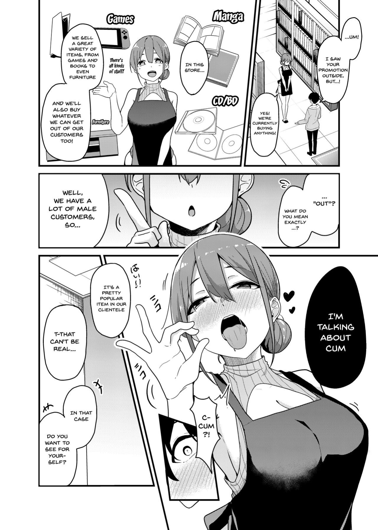 [Minato Mirai (Minato Yuu)] Sakusei Kaitori Service | Sperm Buying Service