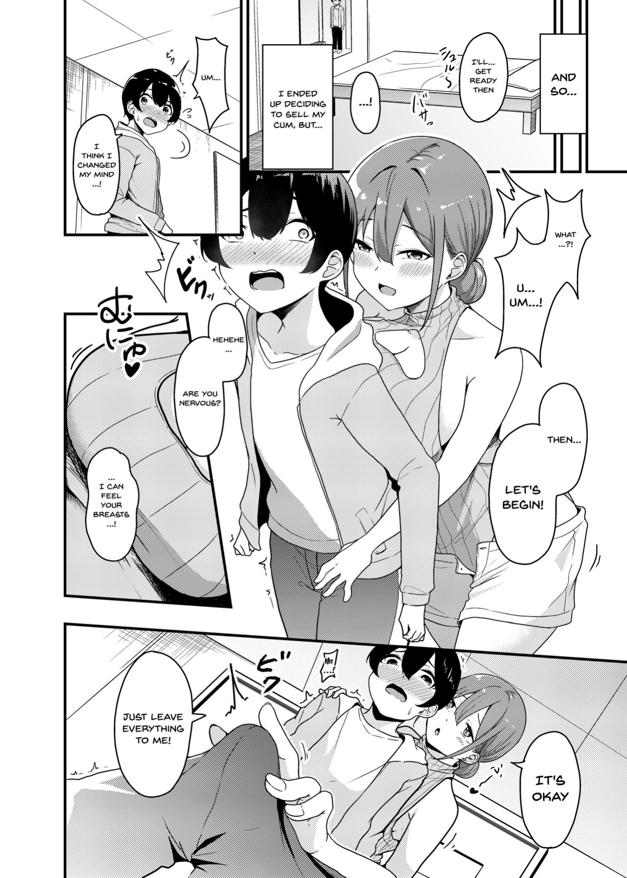 [Minato Mirai (Minato Yuu)] Sakusei Kaitori Service | Sperm Buying Service