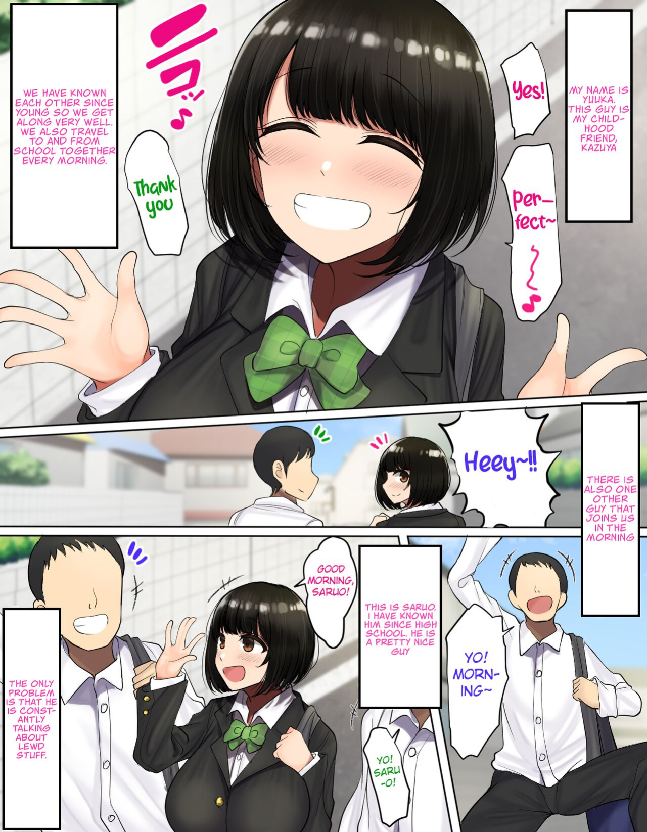 [Hamusuta-nonikomi (Motsuaki)] YUUKA'S VERSION of Because my childhood friend is not interested in sex, I fucked his friend instead [Rewrite]
