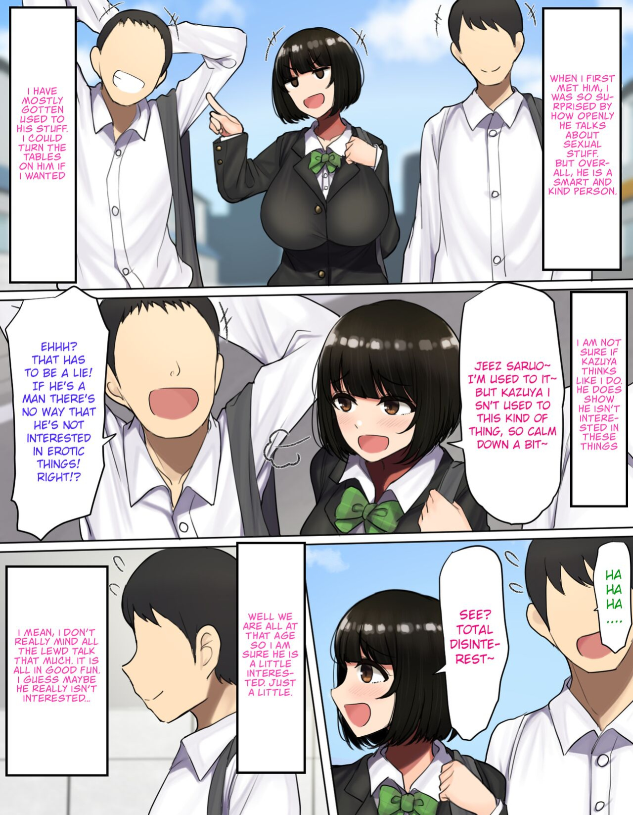 [Hamusuta-nonikomi (Motsuaki)] YUUKA'S VERSION of Because my childhood friend is not interested in sex, I fucked his friend instead [Rewrite]