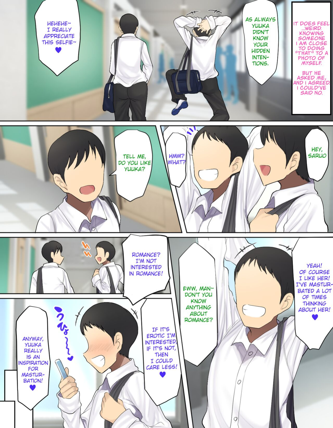 [Hamusuta-nonikomi (Motsuaki)] YUUKA'S VERSION of Because my childhood friend is not interested in sex, I fucked his friend instead [Rewrite]