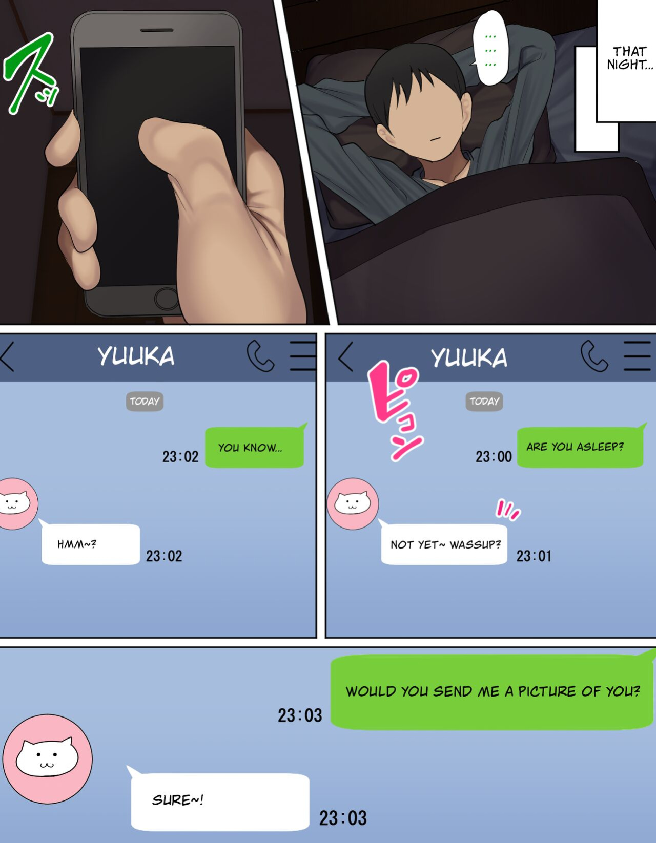 [Hamusuta-nonikomi (Motsuaki)] YUUKA'S VERSION of Because my childhood friend is not interested in sex, I fucked his friend instead [Rewrite]