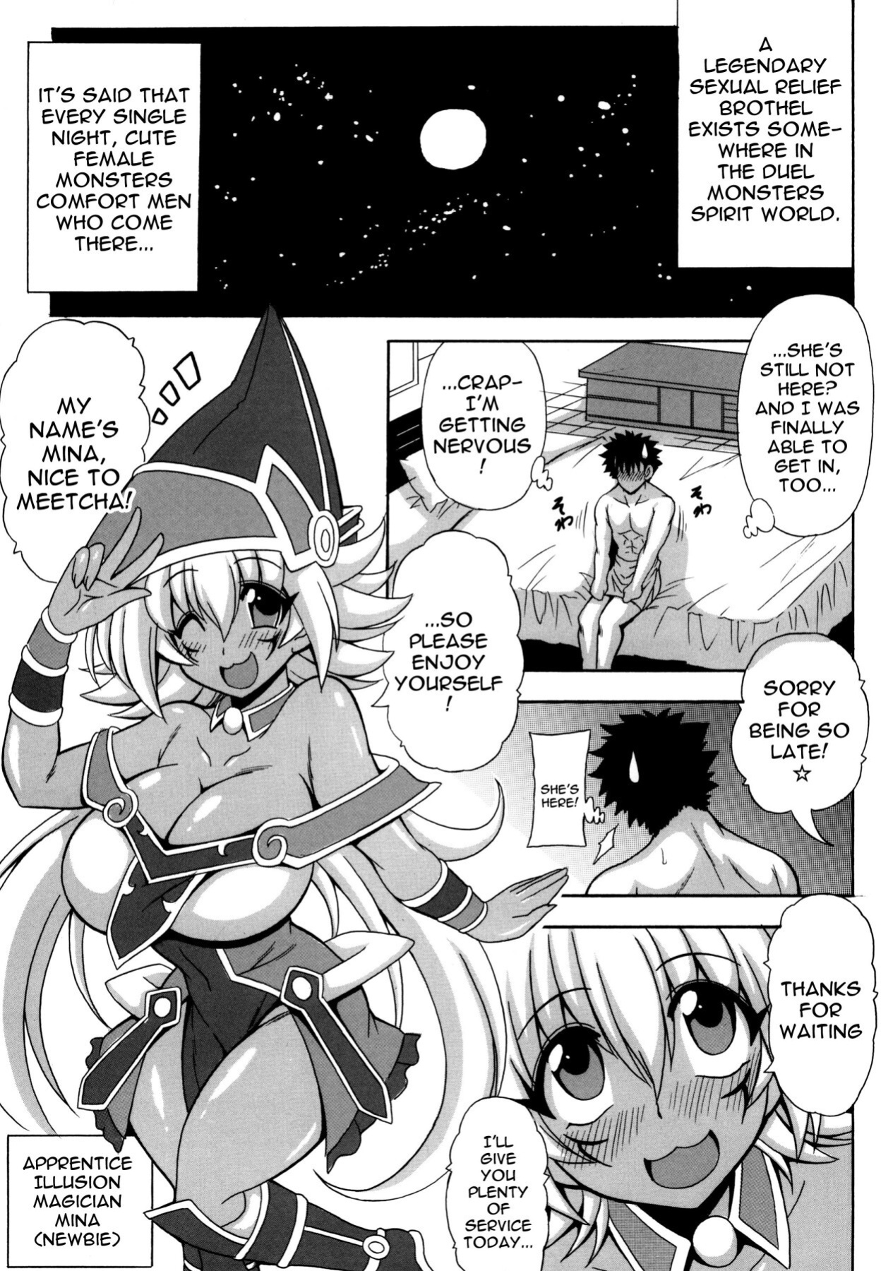 [Leaz Koubou (Oujano Kaze)] Gensou no Loli Kyonyuu Minarai Madoushi Mina | Fantasy Big Breasted Loli Magician Apprentice Mina (Yu-Gi-Oh!)