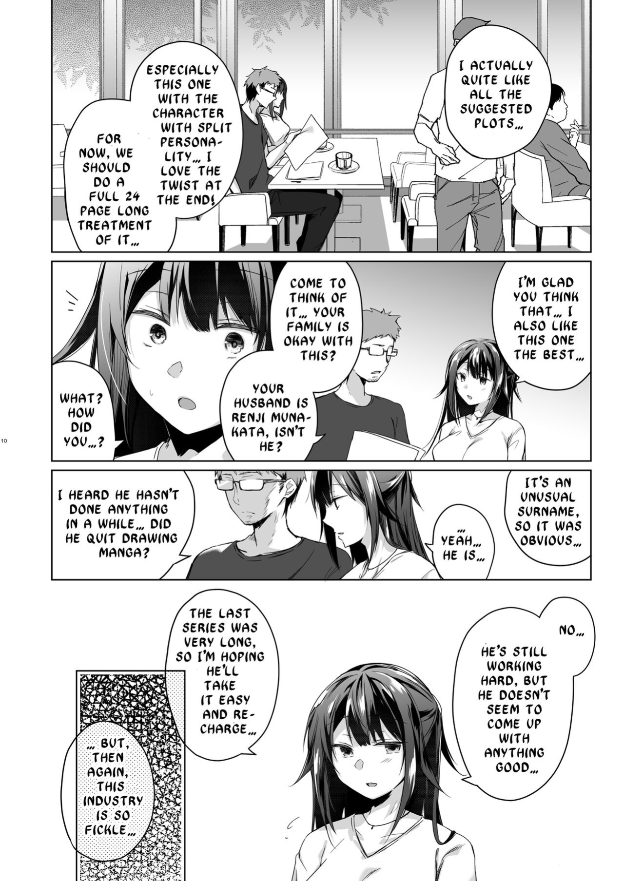 [Hirahira (Hirari)] Doujin Event no Shucchou Henshuubu ni Itta Hi kara Tsuma no Yousu ga... | My wife has been acting weird since the doujin convention…