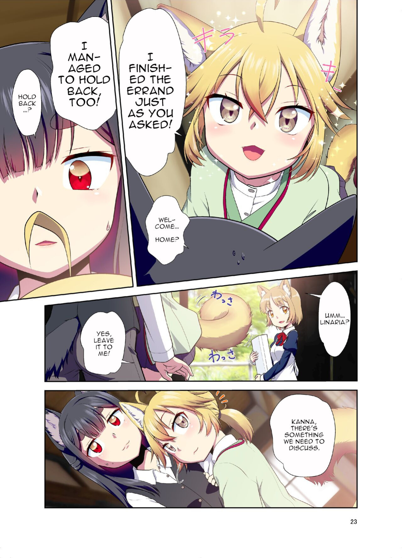 [Fumotonoya (Fumotono Mikoto)] Me ga Sametara Kemomimi Shoujo ni Natteita Ohanashi | A Story Where I Had Become a Girl With Animal Ears When I Opened My Eyes [LilyCatScans]