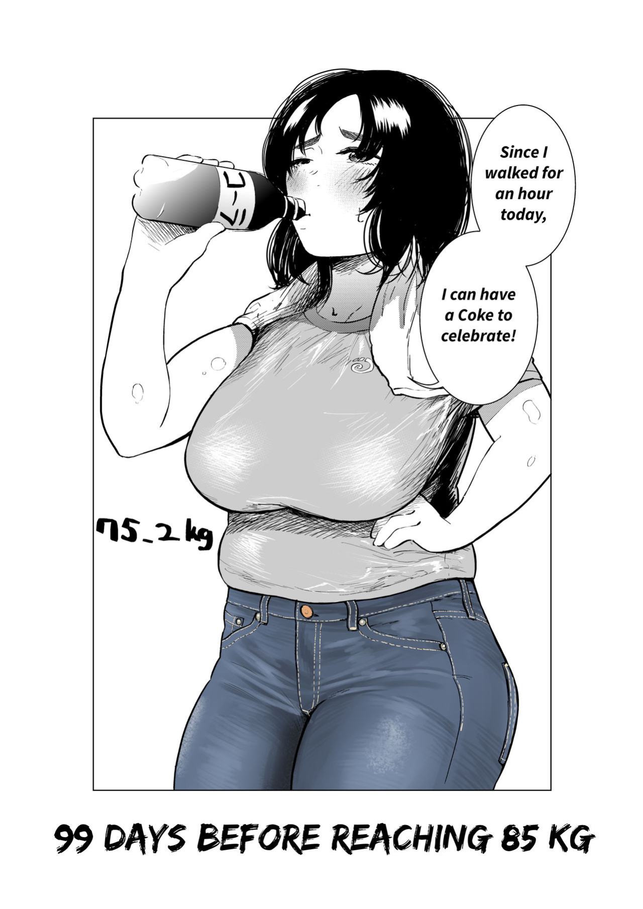 [Fukuhara Takaya] Ai Gains 10kg in 100 Days + Ai aims for 100kg