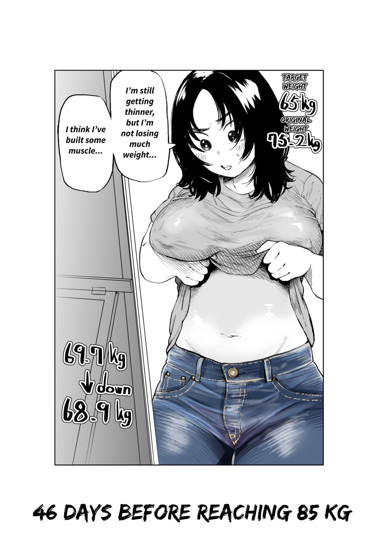[Fukuhara Takaya] Ai Gains 10kg in 100 Days + Ai aims for 100kg