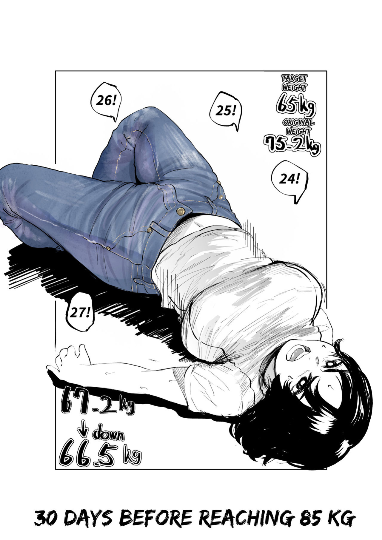 [Fukuhara Takaya] Ai Gains 10kg in 100 Days + Ai aims for 100kg