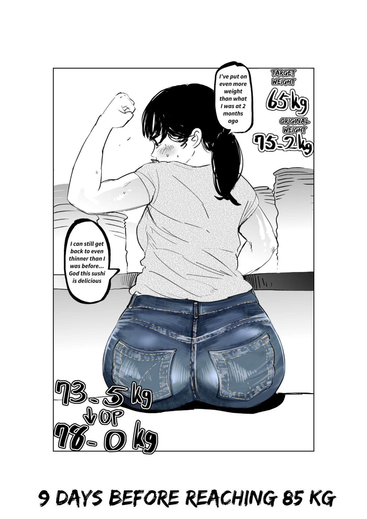 [Fukuhara Takaya] Ai Gains 10kg in 100 Days + Ai aims for 100kg