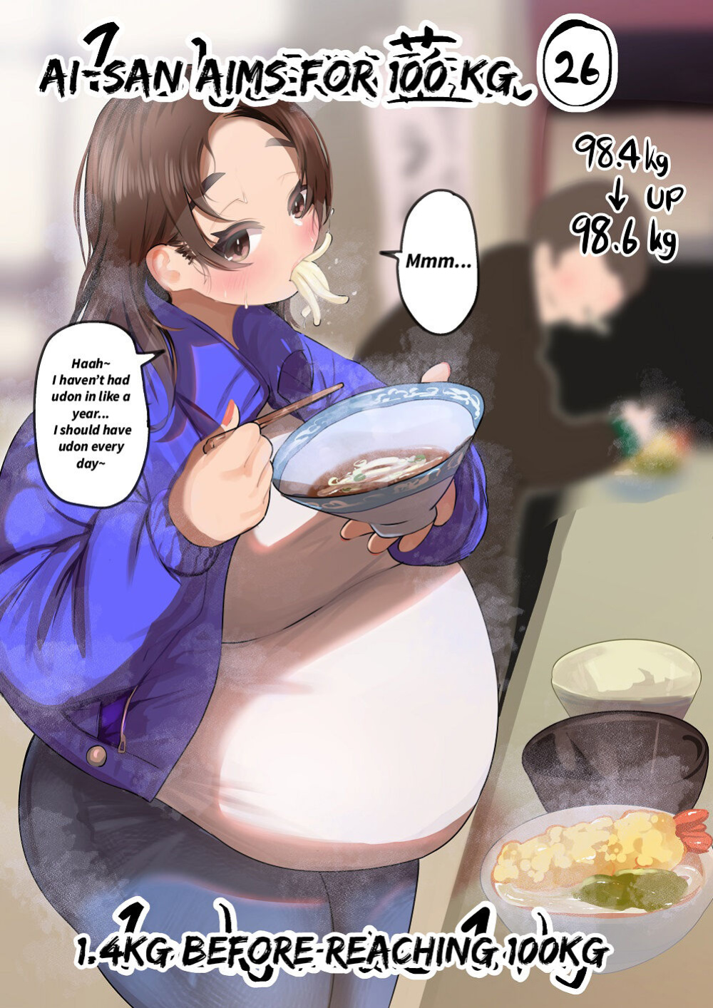 [Fukuhara Takaya] Ai Gains 10kg in 100 Days + Ai aims for 100kg