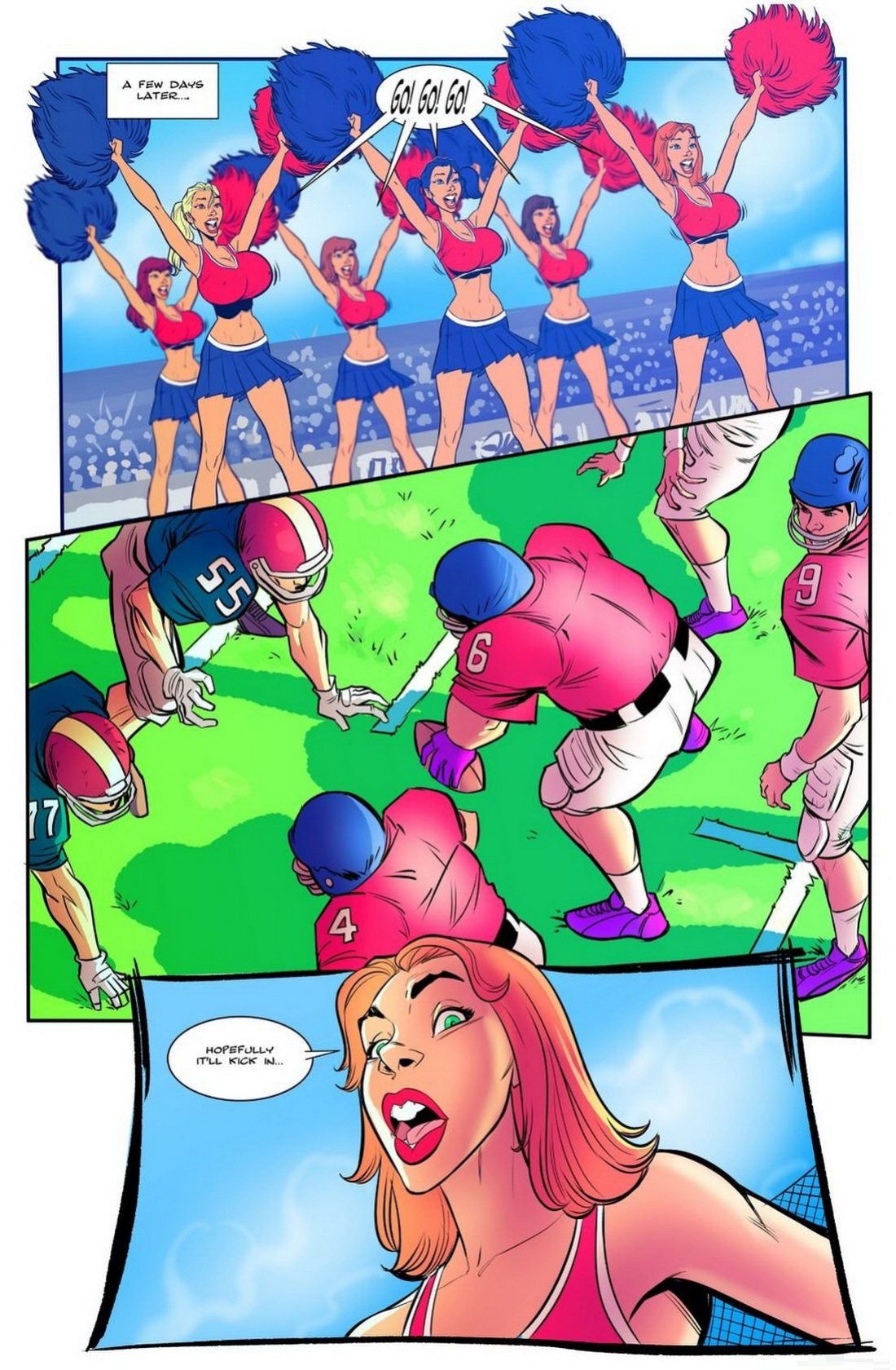 BotComics - Cheer Captain
