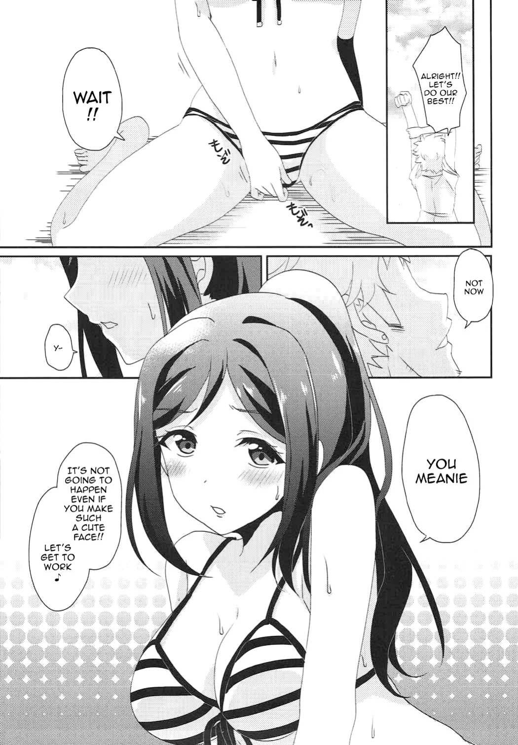 (C92) [Fukurou no Yuubinya-san (Ueto Seri)] Soujuku DREAMER | Premature DREAMER (Love Live! Sunshine!!)