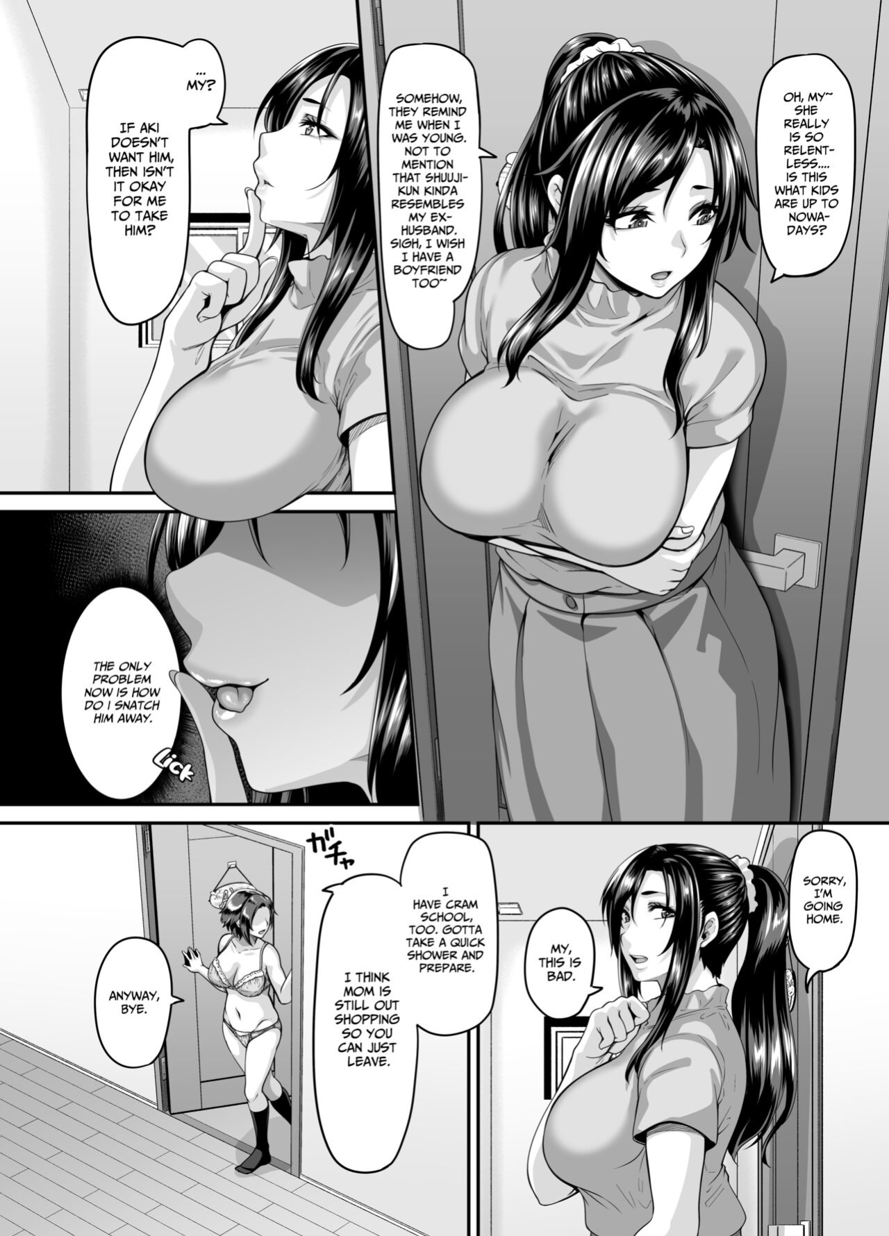 [Tiramisu Tart (Kazuhiro)] Sukebe na Musume no Otoshikata Dosukebe na Oba-san ga Shikonde Ageru | A slutty old lady will tell how to make her slutty daughter fall for you [Project Valvrein]