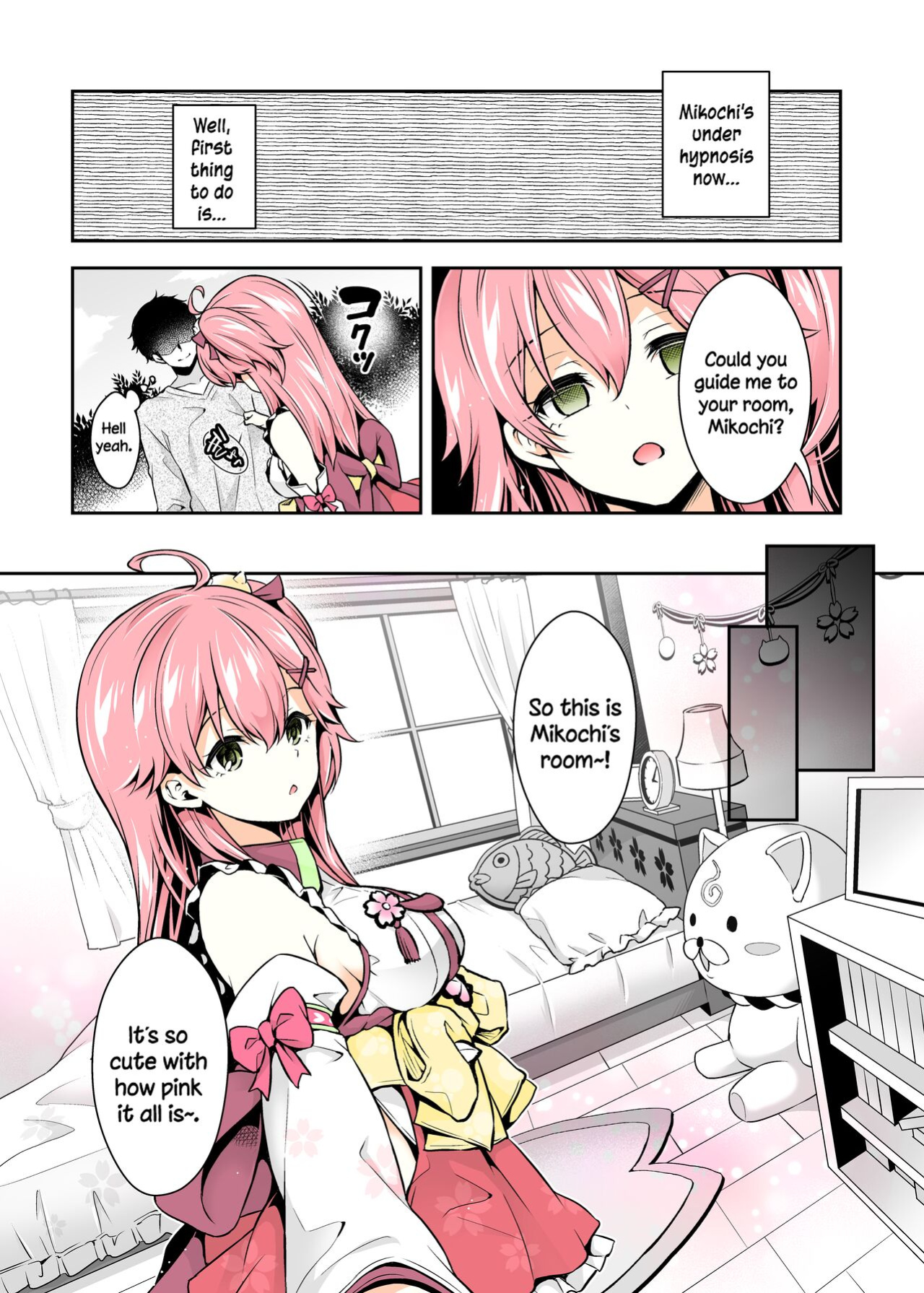 (C99) [Hachinoko P (hatigo)] Mikochi Lewd Hypnosis Book ~Infant Regression Edition~ (Sakura Miko) [DummieX猫の肉球colorful]