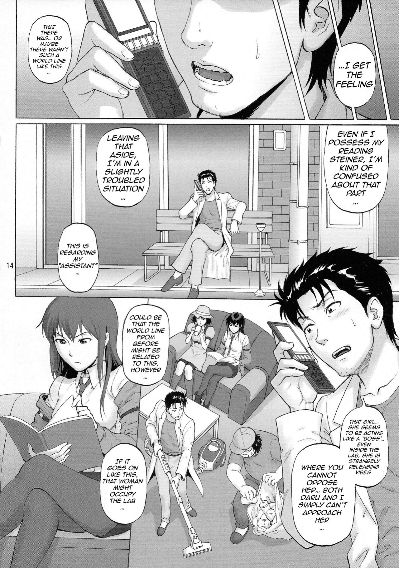 (C85) [Bakuretsu Fuusen (Denkichi)] Kyousha Initsu no Homeostasis | Lewd Luxury of Homeostasis (Steins;Gate)