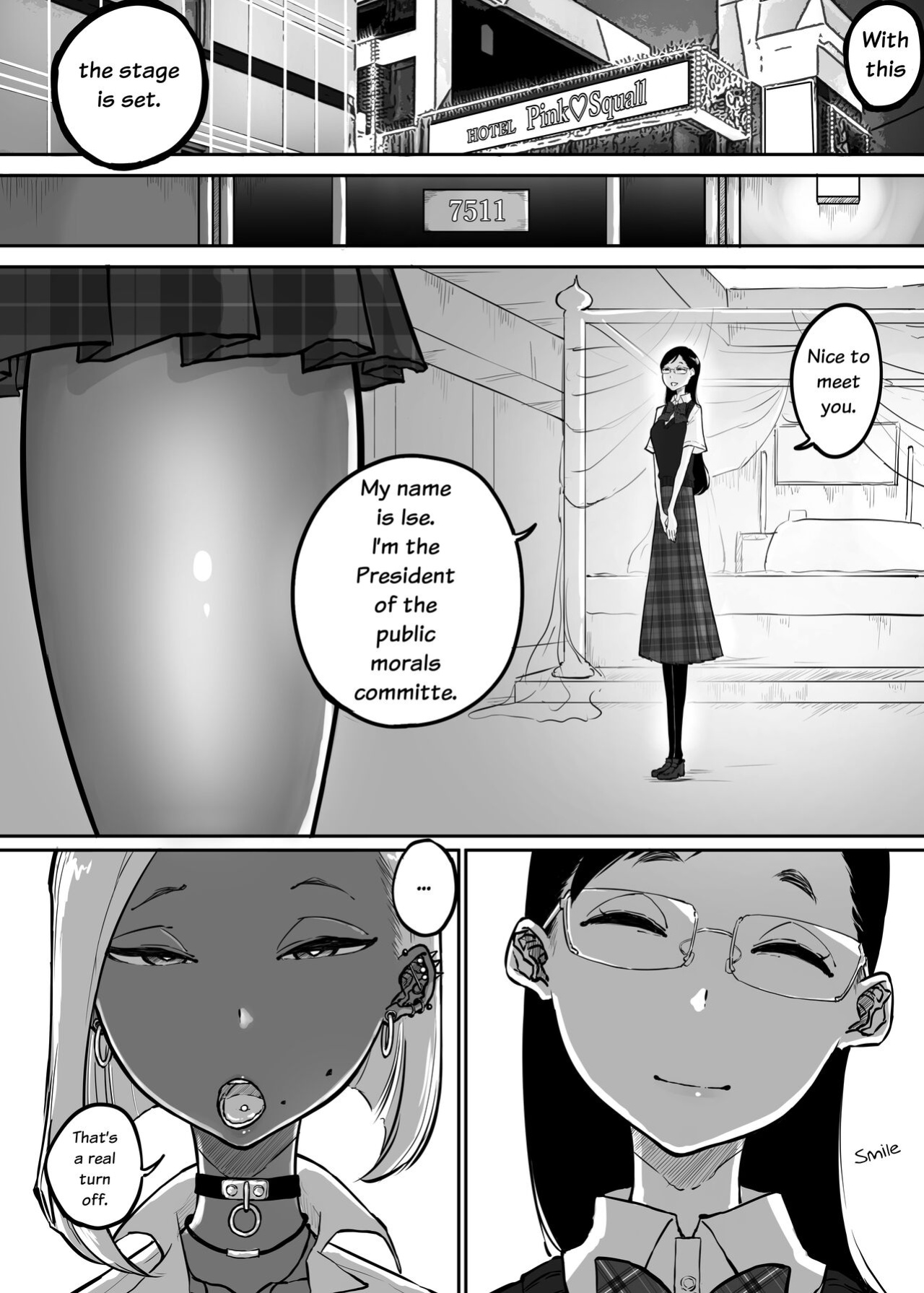 [Sky Dogma (Pandacorya)] Sparta Sensei ga Oshiego no Bitch Gal ni Ecchi na Koto Sareru Hanashi 3 | The Story of a Strict Teacher Who Got Fucked by Her Gyaru Bitch Student #3 [YuriYaku]