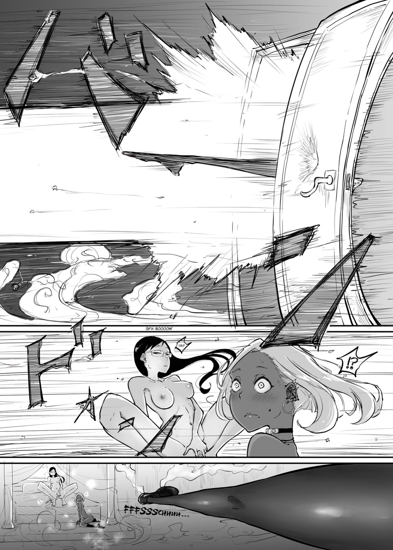 [Sky Dogma (Pandacorya)] Sparta Sensei ga Oshiego no Bitch Gal ni Ecchi na Koto Sareru Hanashi 3 | The Story of a Strict Teacher Who Got Fucked by Her Gyaru Bitch Student #3 [YuriYaku]