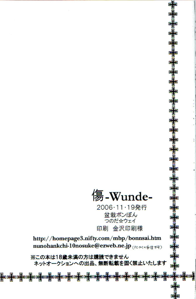 [Bonsai Bonbon(Tsunoda☆Way)] Kizu -Wunde- (Fullmetal Alchemist)