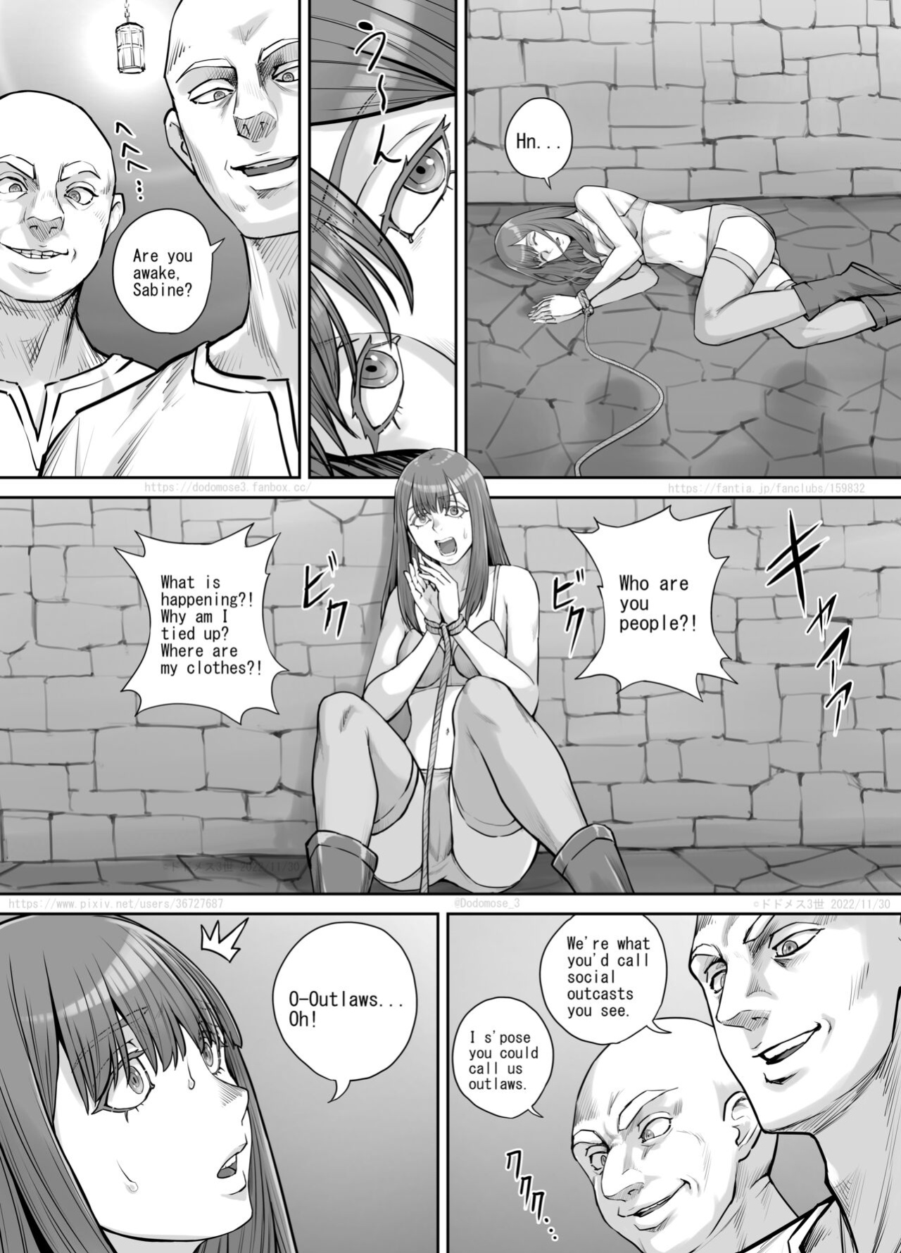 [DODOMESU3SEI] 変態に攫われた女性の話（English Version） (Pixiv Fanbox)