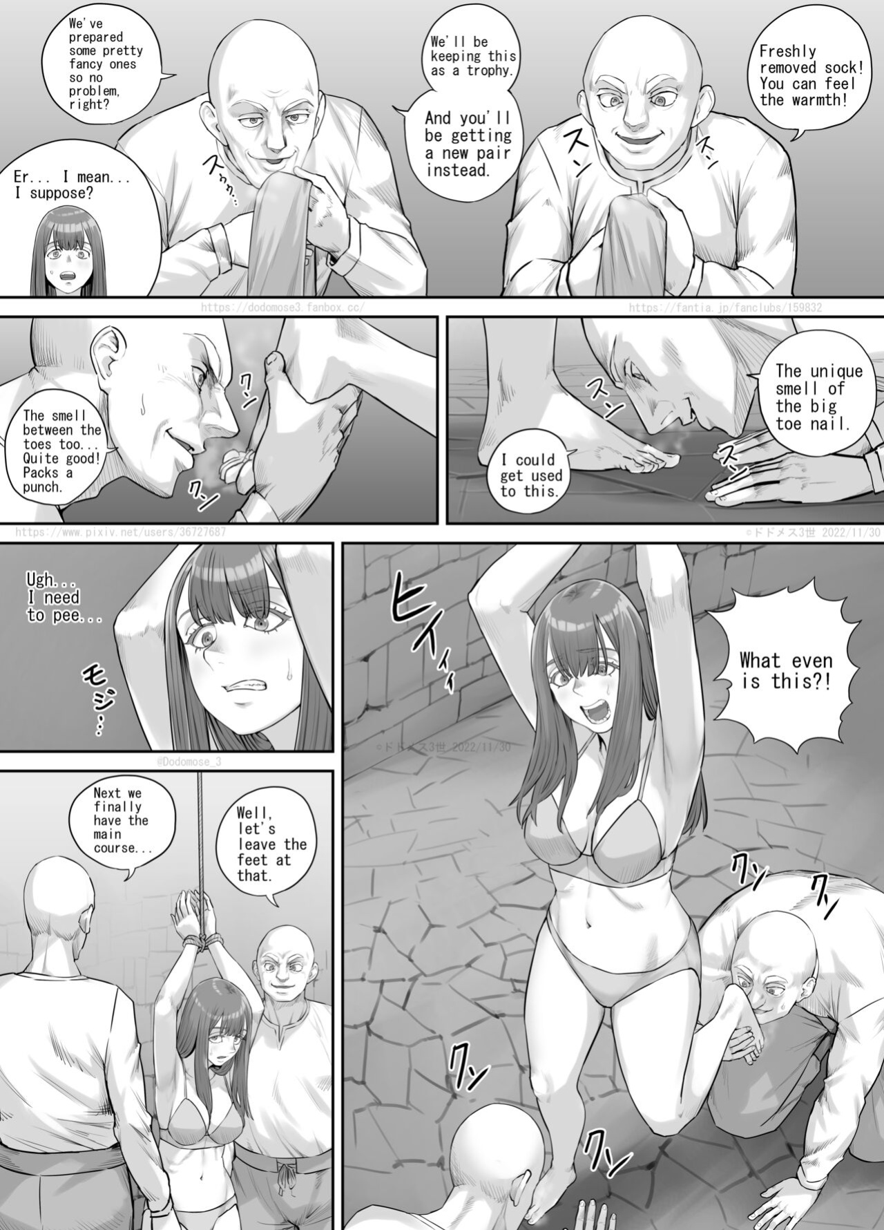[DODOMESU3SEI] 変態に攫われた女性の話（English Version） (Pixiv Fanbox)