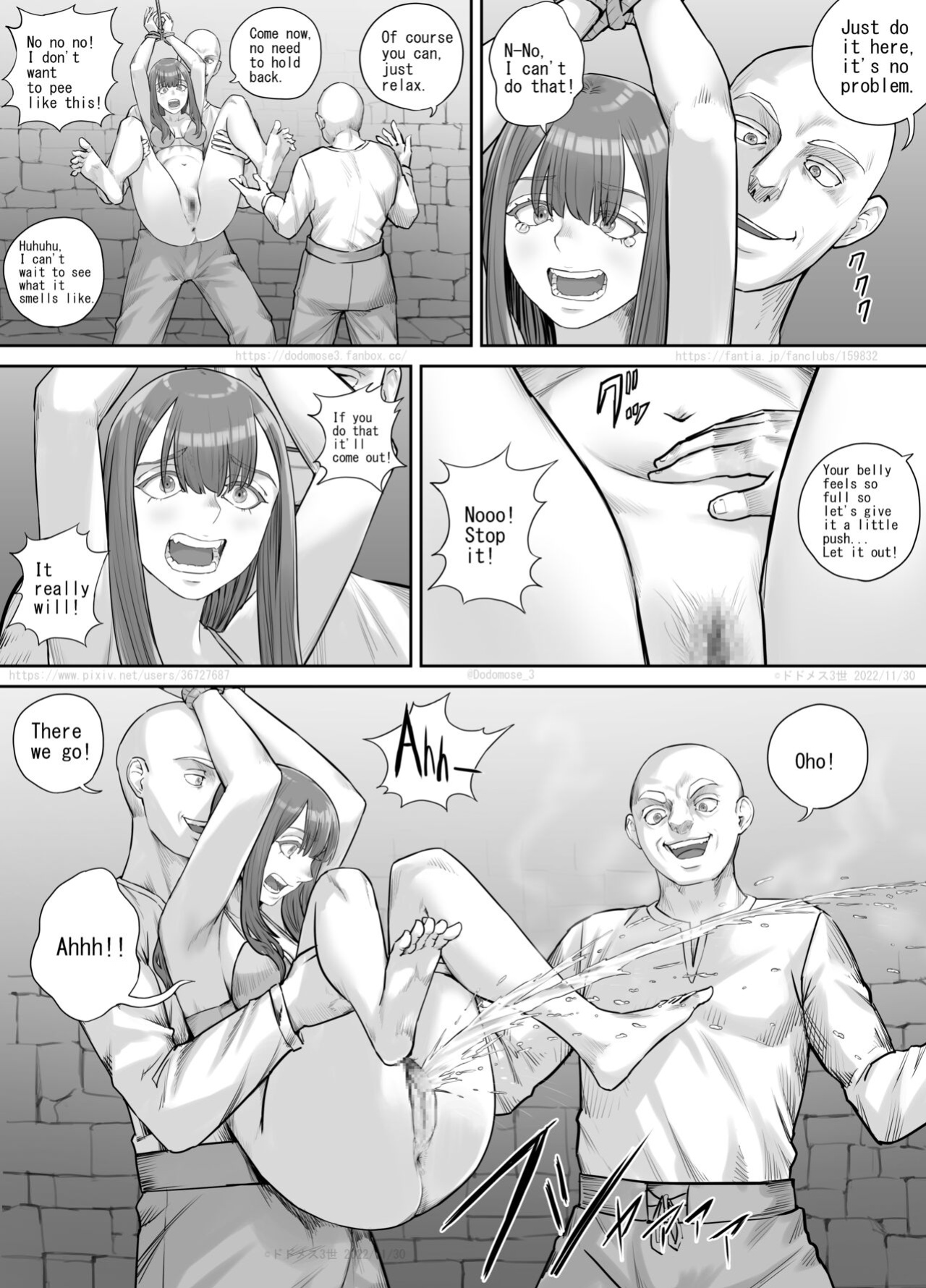 [DODOMESU3SEI] 変態に攫われた女性の話（English Version） (Pixiv Fanbox)