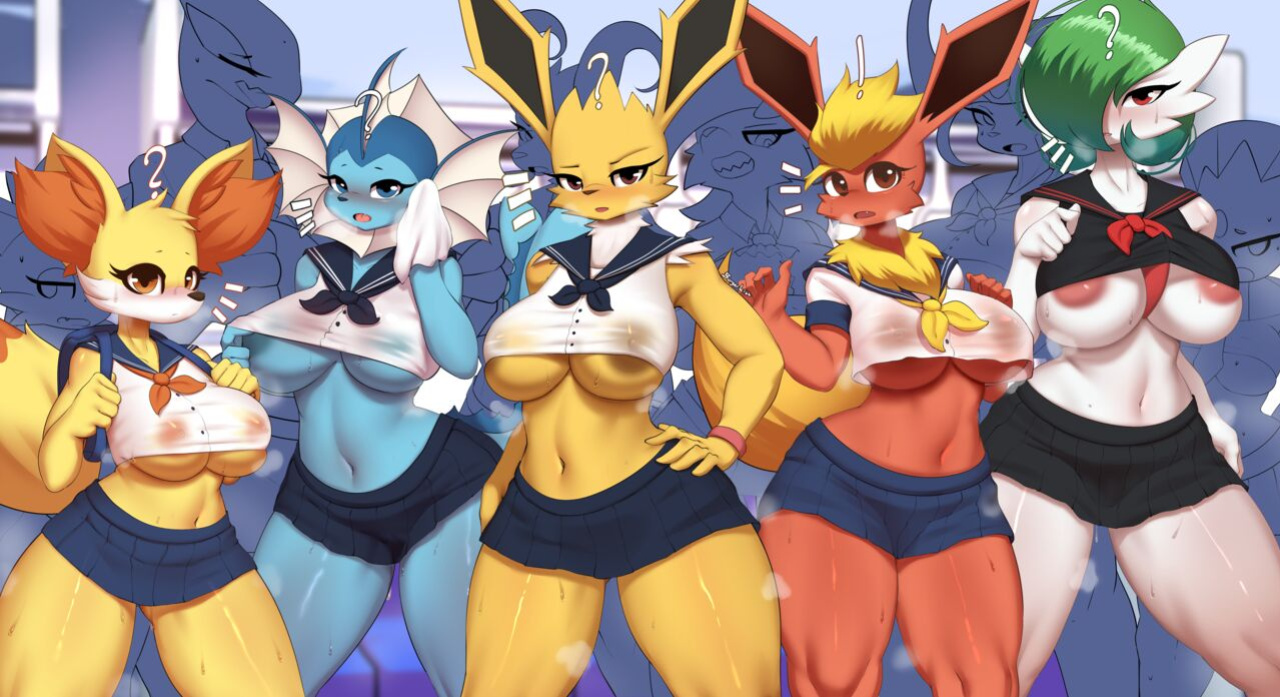 Burgerkiss Train Girls - Part 3 Group Shots + Background Girls (Bonus)