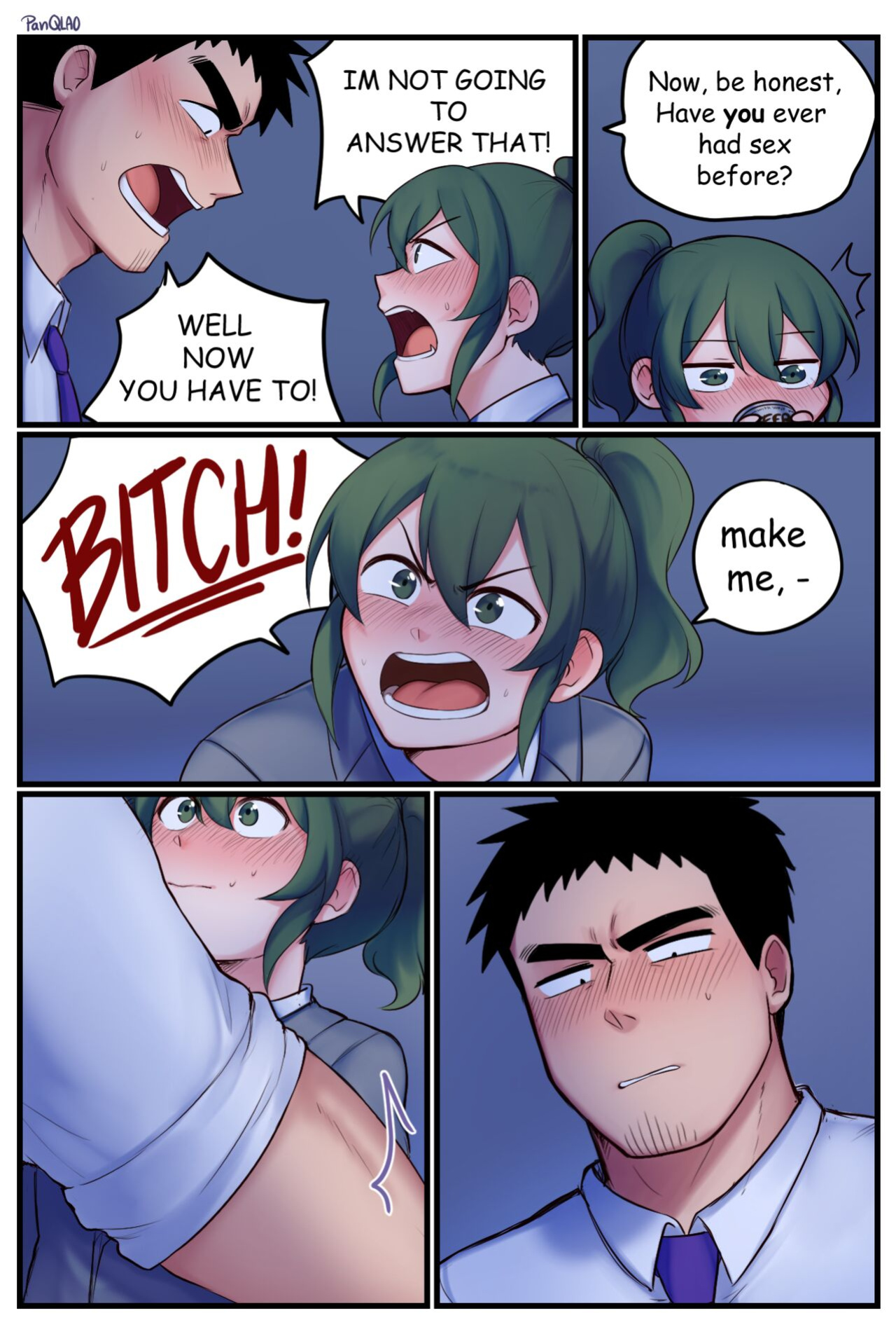 [PanQLAO] Night at the Office (My Senpai is Annoying! | Senpai ga Uzai Kouhai no Hanashi)