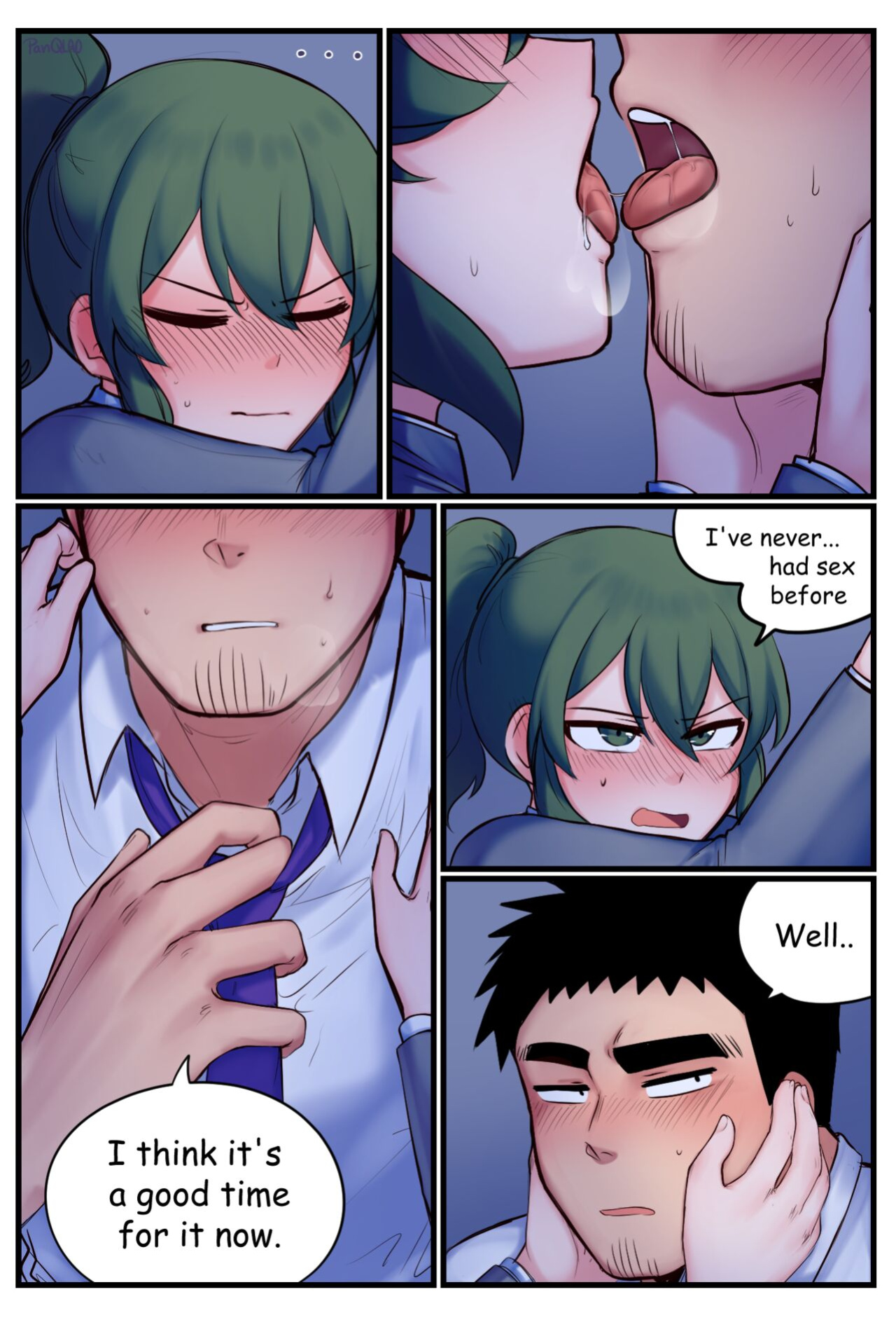 [PanQLAO] Night at the Office (My Senpai is Annoying! | Senpai ga Uzai Kouhai no Hanashi)