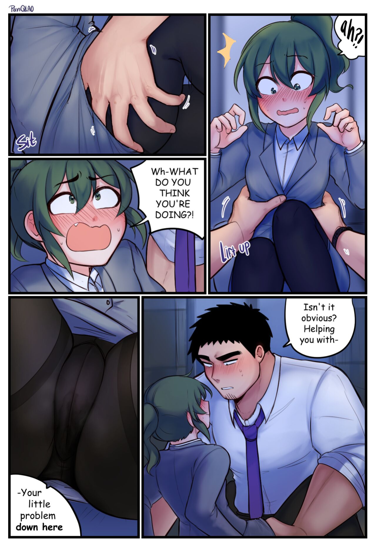 [PanQLAO] Night at the Office (My Senpai is Annoying! | Senpai ga Uzai Kouhai no Hanashi)