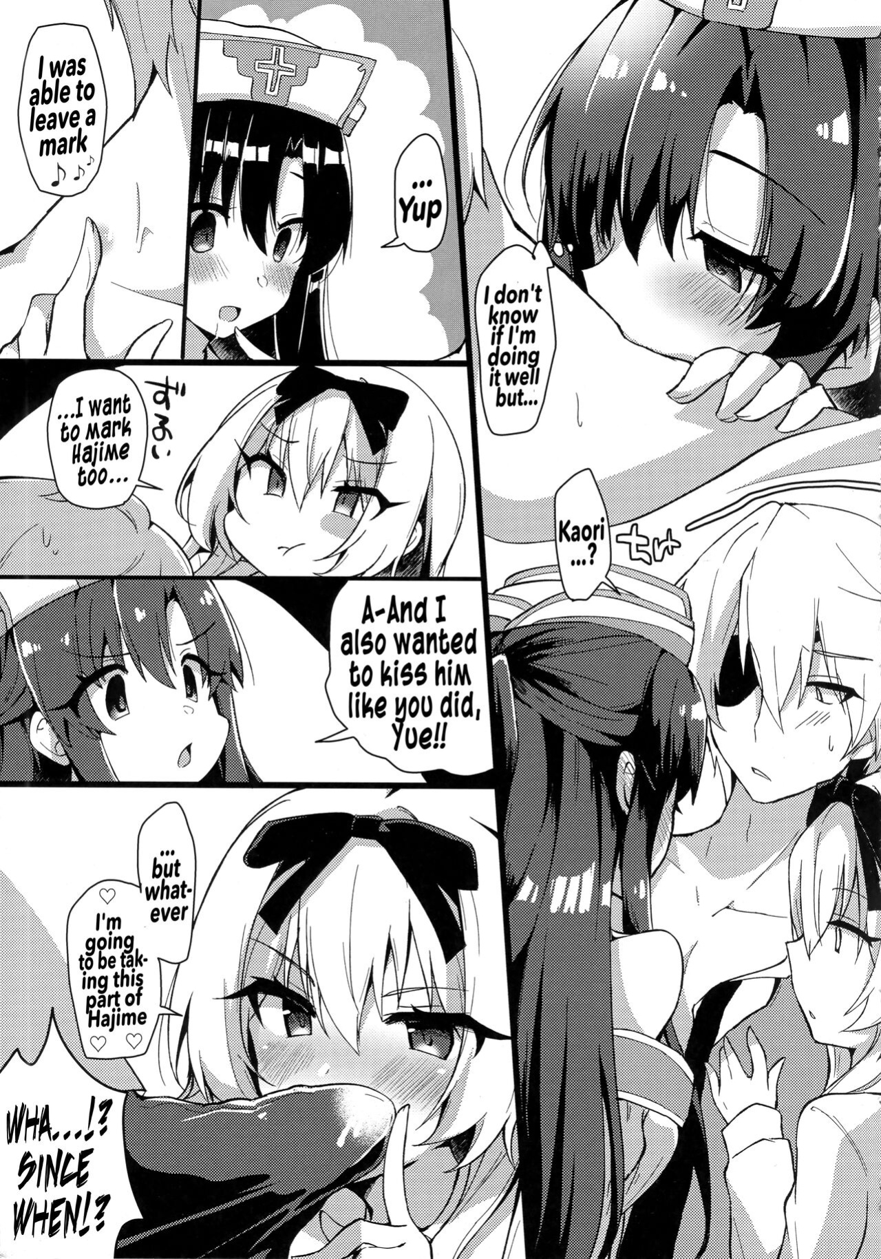 (C97) [Asshuku Town (Chiji Komari)] Arifureta Hibi ni Modotte kure!!! | Please go back to the mundane days!!! (Arifureta Shokugyou de Sekai Saikyou) [Hikari no Kaze]