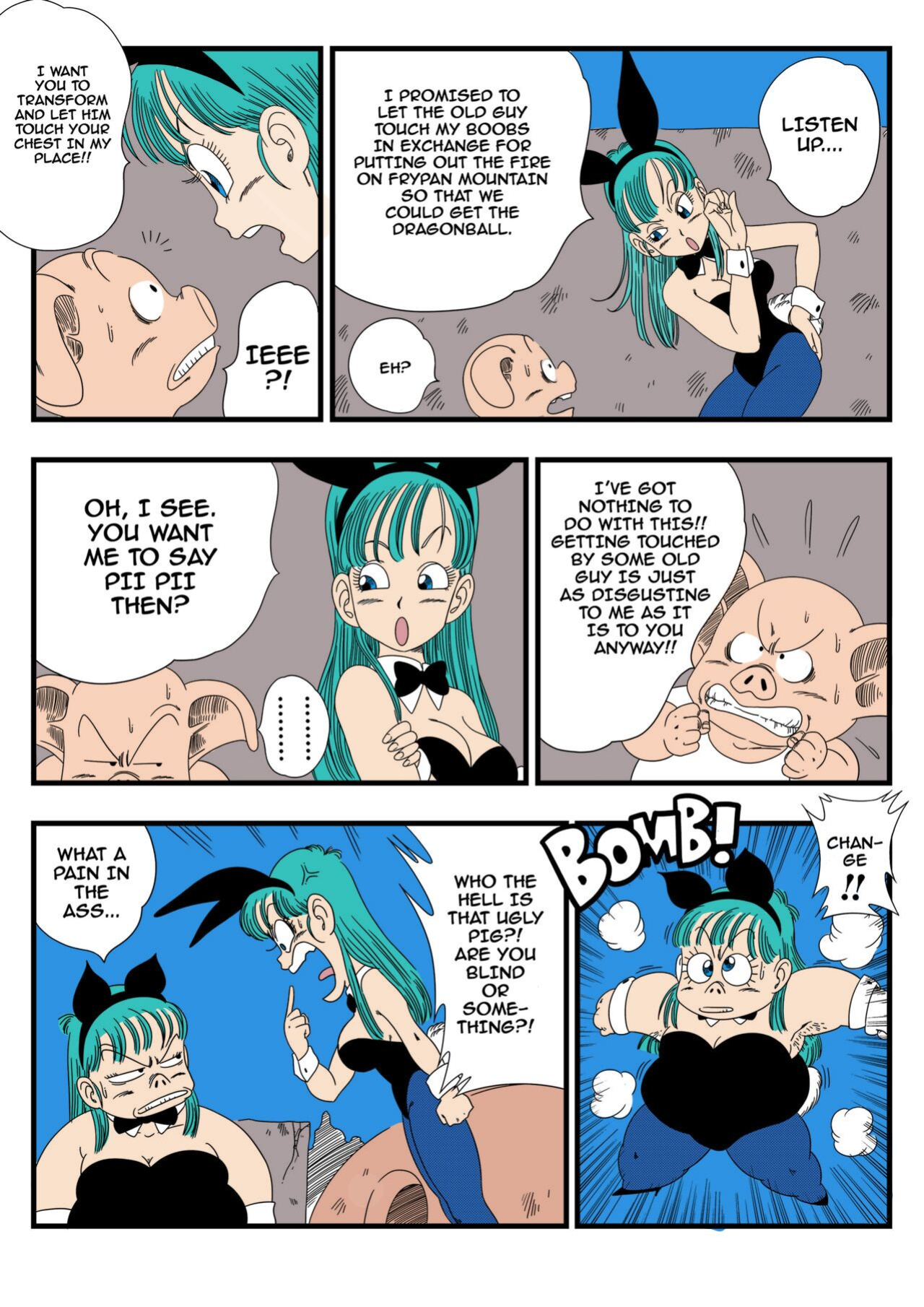 [Yamamoto] Bunny Girl Transformation [Colorized]