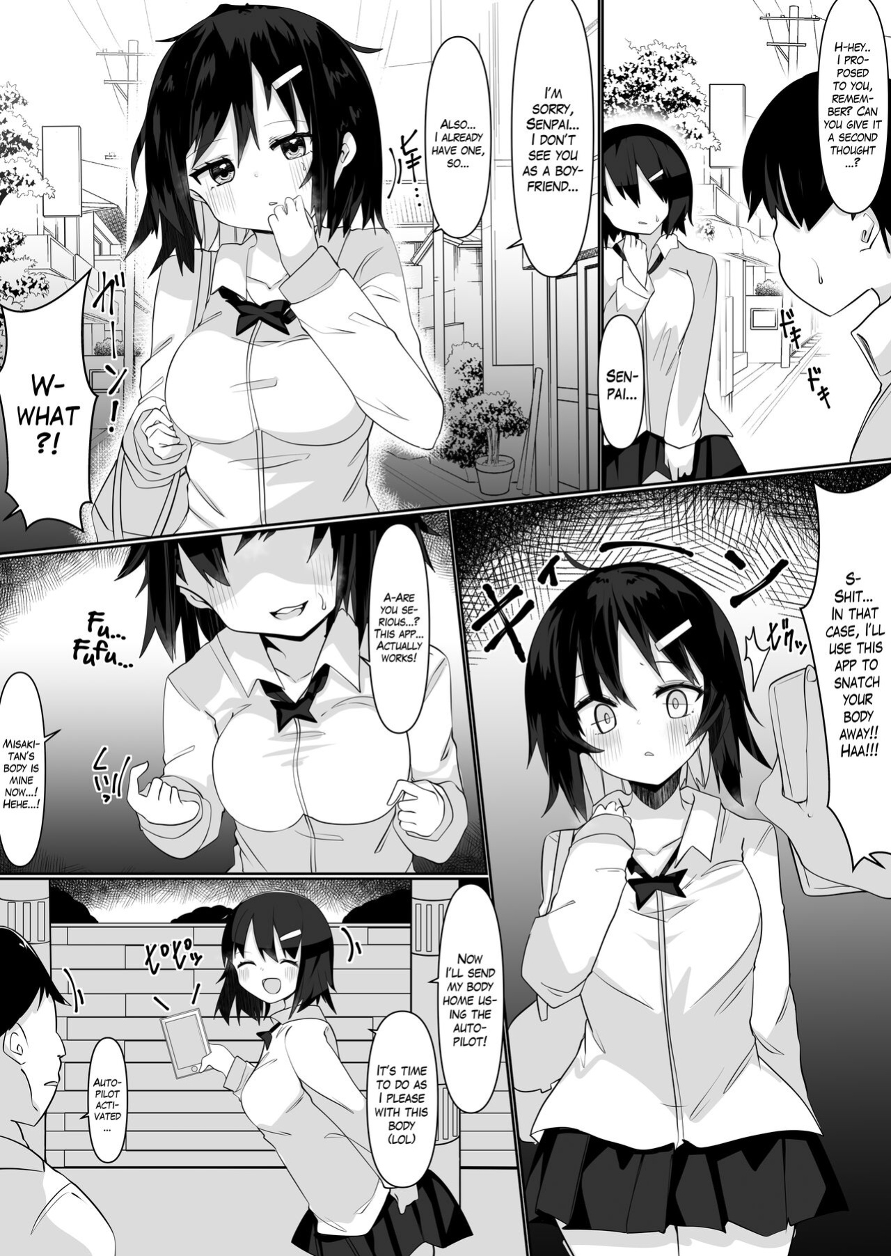 [Tetoga] Irekae Appli de Nottori Sex! ~Onna no Karada de Sukebe Shimakuri~ | Using a Body Change App to Have Sex! ~Lewdness Overload in a Woman’s Body~ [Blavatsky Project]