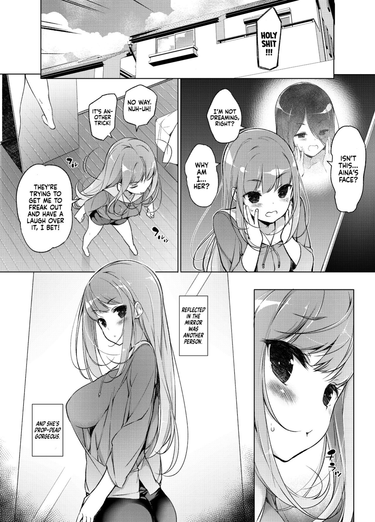 [Massaratou (Motomushi)] Watashi wo Baka ni Shita Onna ni Natta | I Swapped Bodies With My Bully [Xzosk]