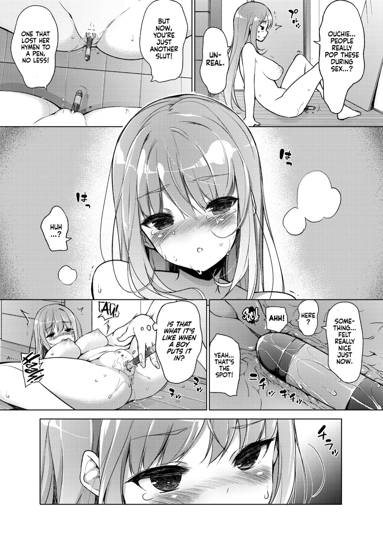 [Massaratou (Motomushi)] Watashi wo Baka ni Shita Onna ni Natta | I Swapped Bodies With My Bully [Xzosk]