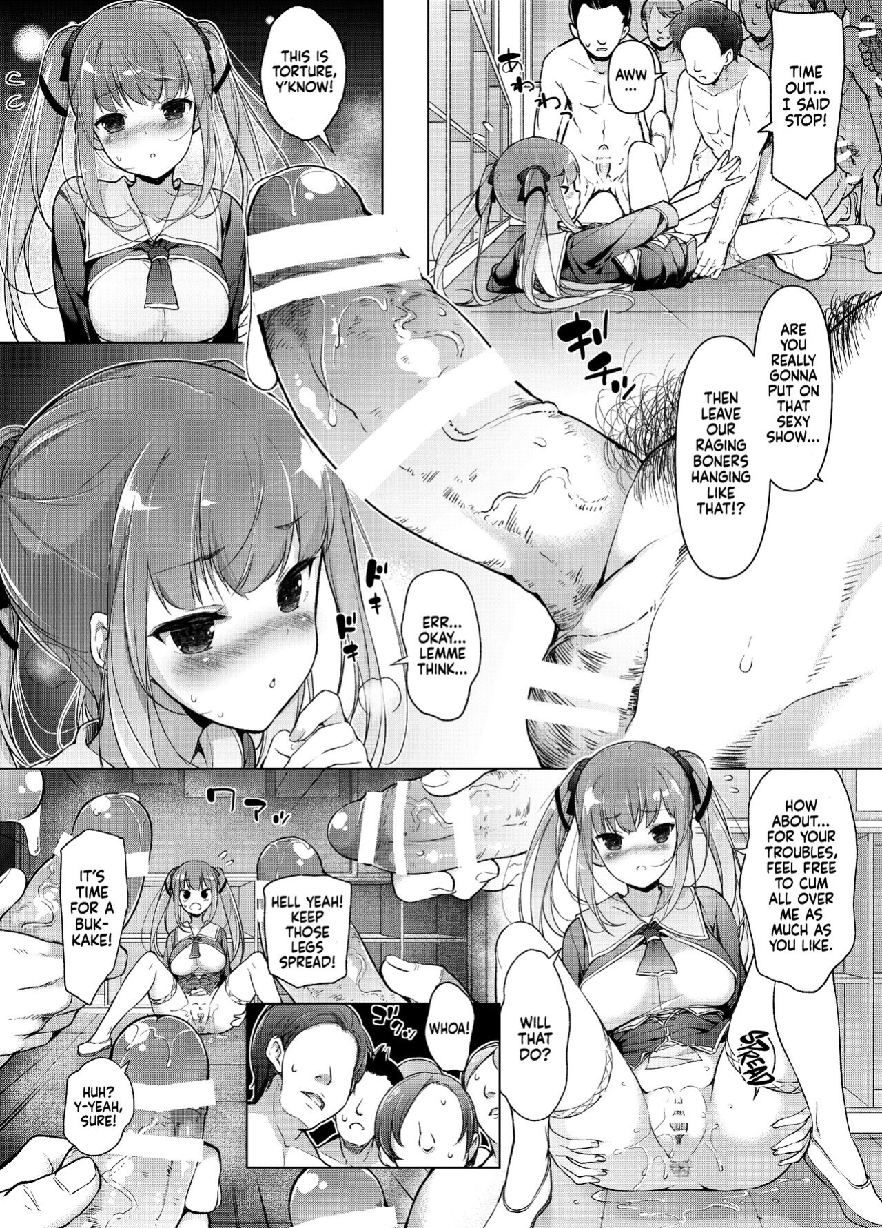 [Massaratou (Motomushi)] Watashi wo Baka ni Shita Onna ni Natta | I Swapped Bodies With My Bully [Xzosk]