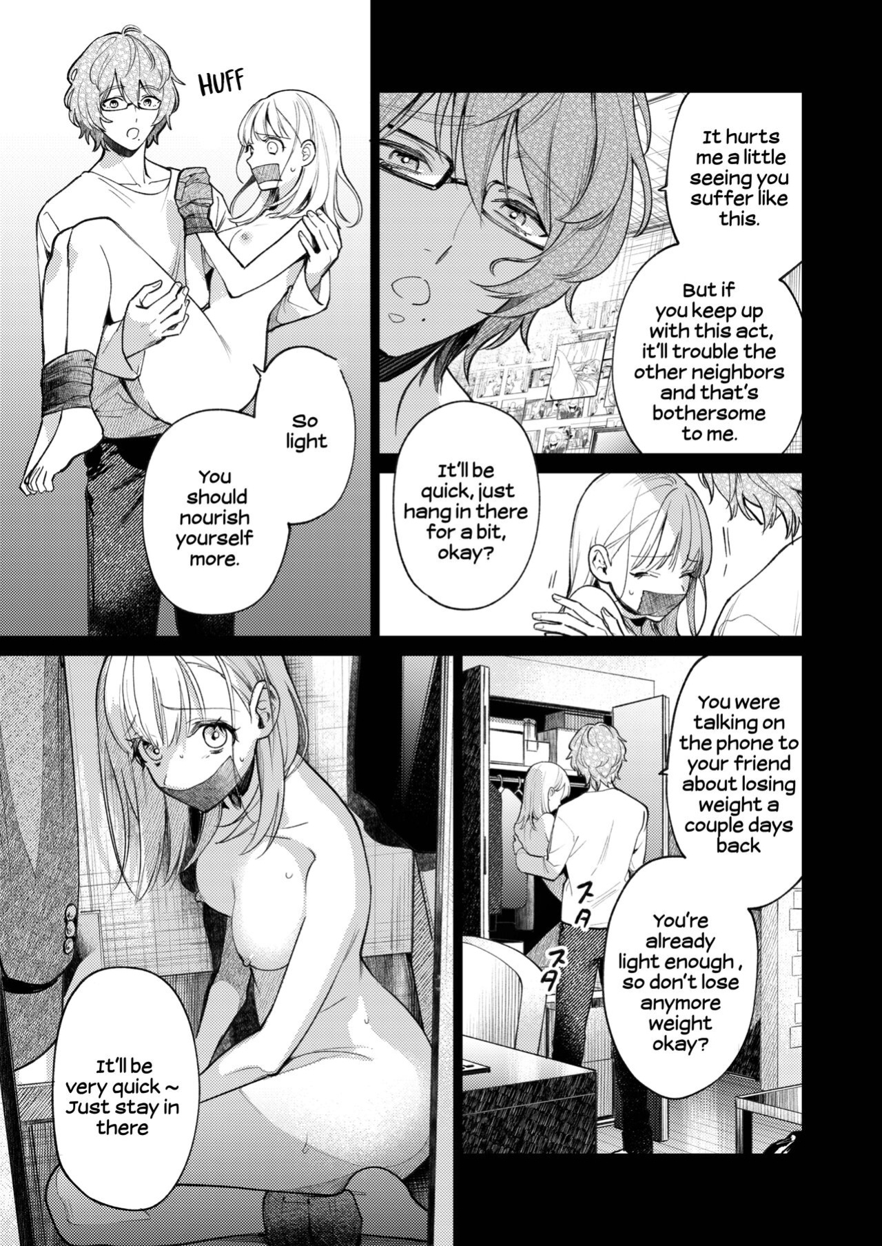 [parasite garden (Uruh Akua)] 203-gou no Rinjin wa Kagitaba Hitotsu Nokoshite Kieta. | The Neighbor in Room 203 Disappeared Leaving a Key Behind. [Painful Nightz]
