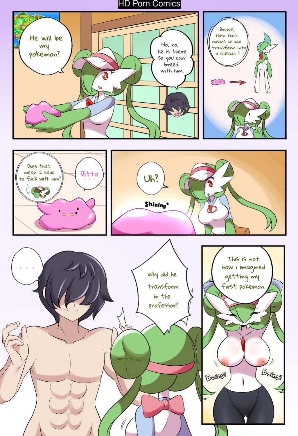 Gardevoir Trainer Comic Porn