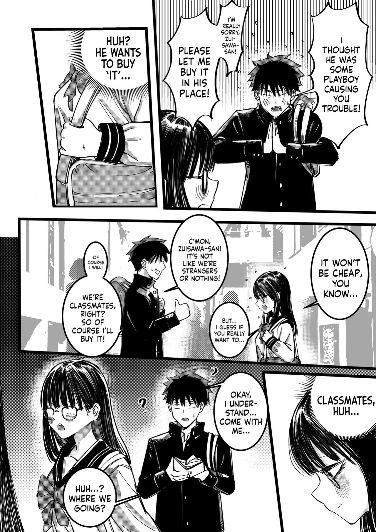 [Hakutamayu (Kusogaki)] Boku to Mizusawa-san no Ano koto! | That Thing Between Me And Zuisawa-san! [Mr_Person]