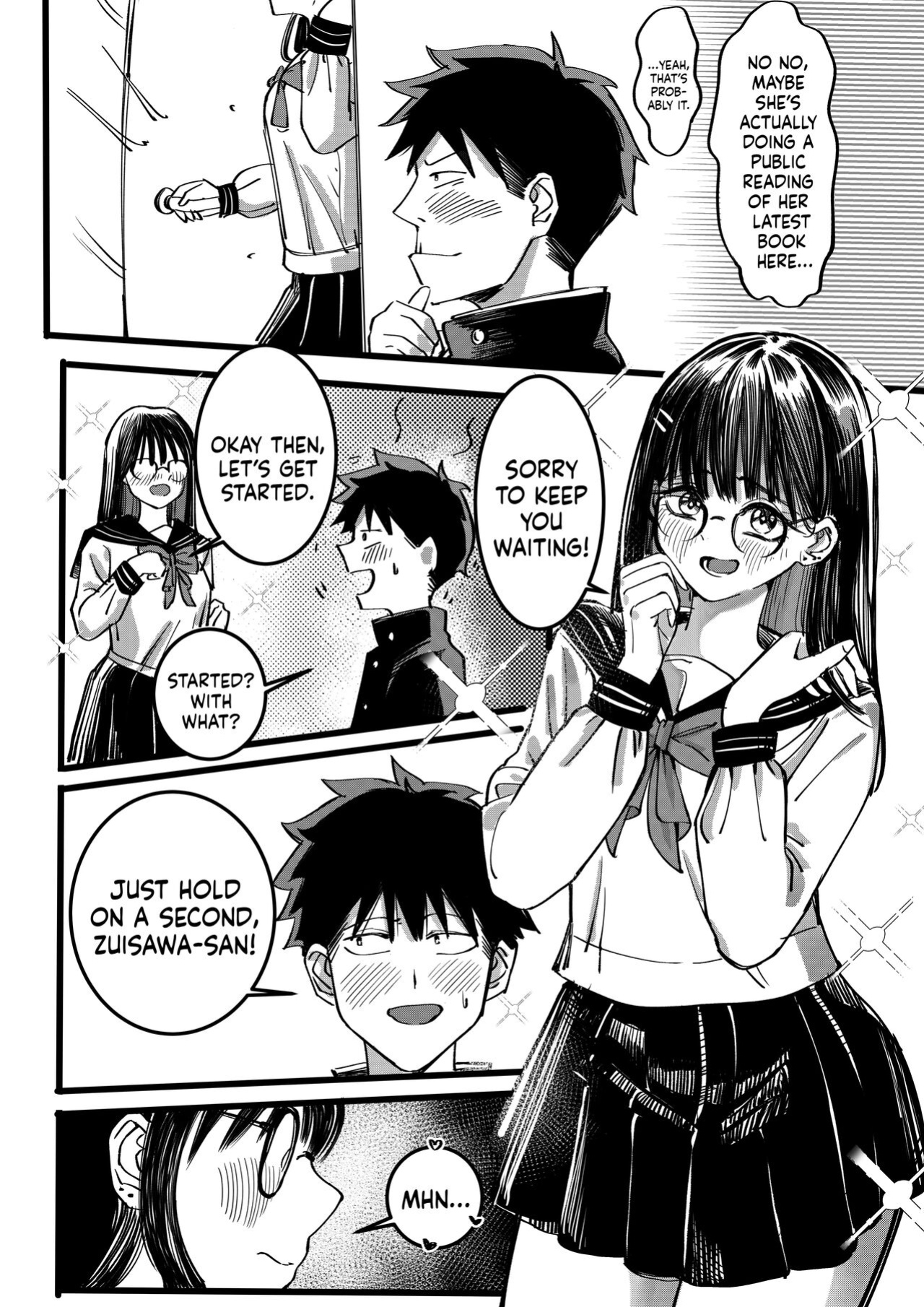 [Hakutamayu (Kusogaki)] Boku to Mizusawa-san no Ano koto! | That Thing Between Me And Zuisawa-san! [Mr_Person]