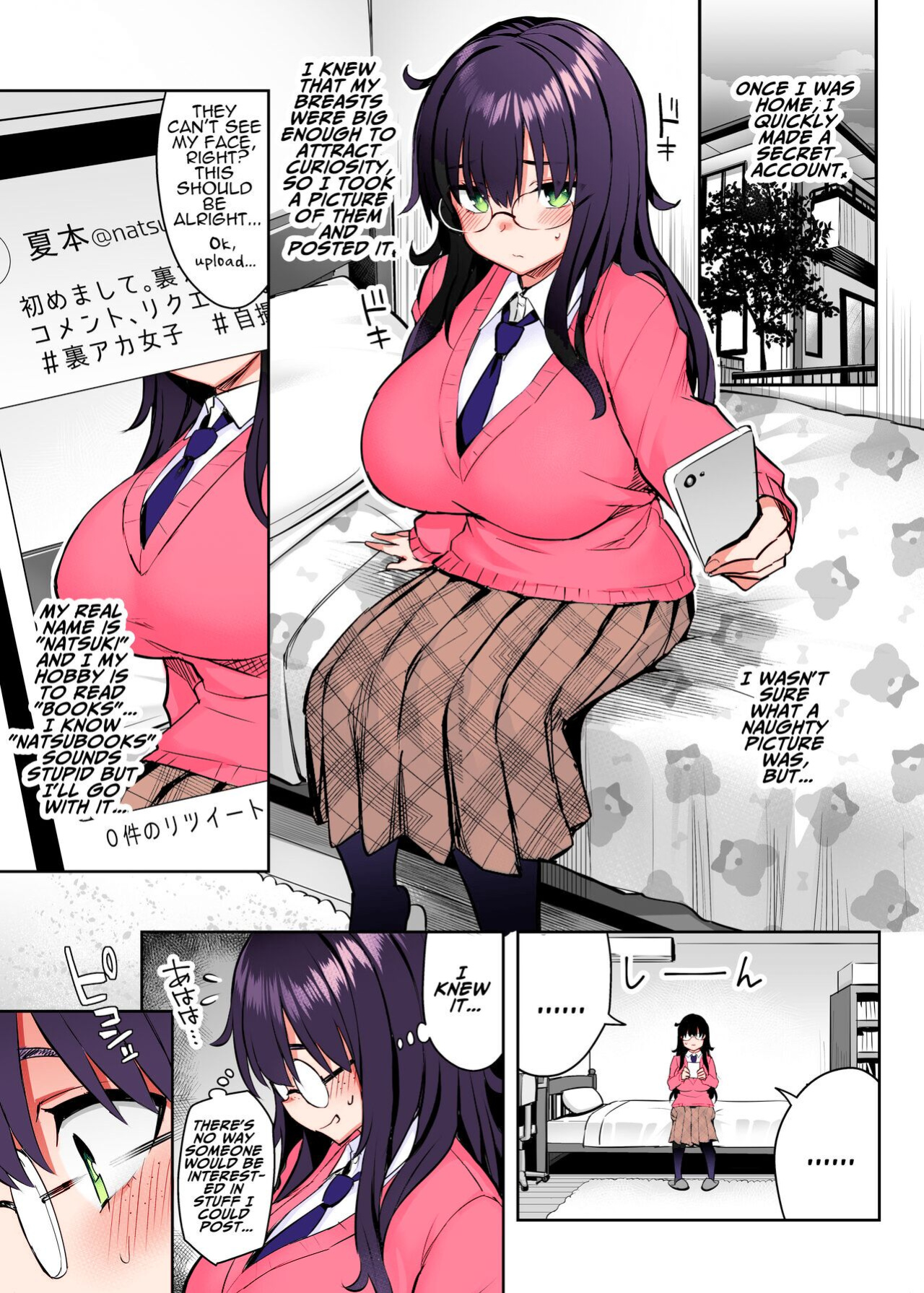 [Ichibocchi (Ichinomiya Yuu)] Moto InCha no Kyonyuu Yariman Imouto ga Erosugite, Onii-chan wa Mou...!! 0 ~Jimiko no Watashi ga Kawatta Riyuu~ | I Can't Handle My Former Bookworm Little Sister Now That She's a Slut! ~A Whore is Born~ [Colorized]